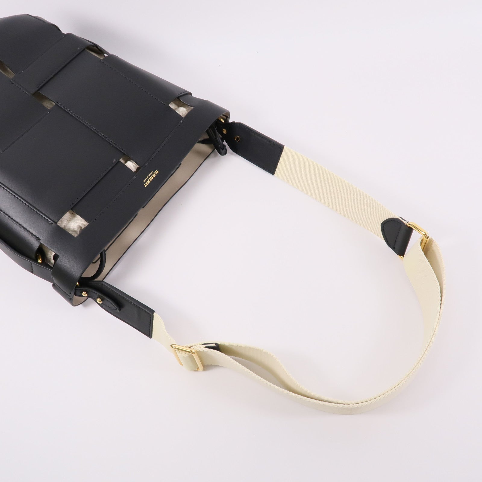 BURBERRY 牛皮皮革Foster Bucket Bag肩背袋