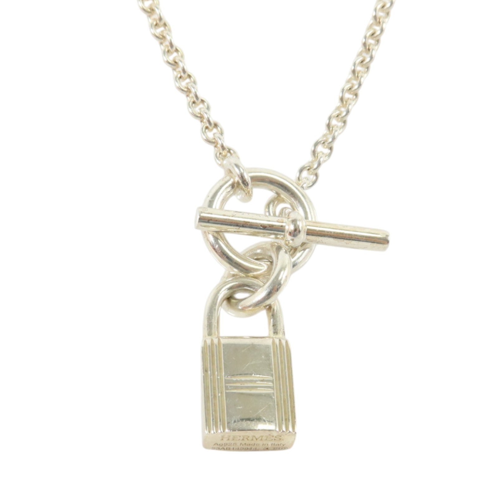 HERMES 925純銀Kelly Cadenas Pendant