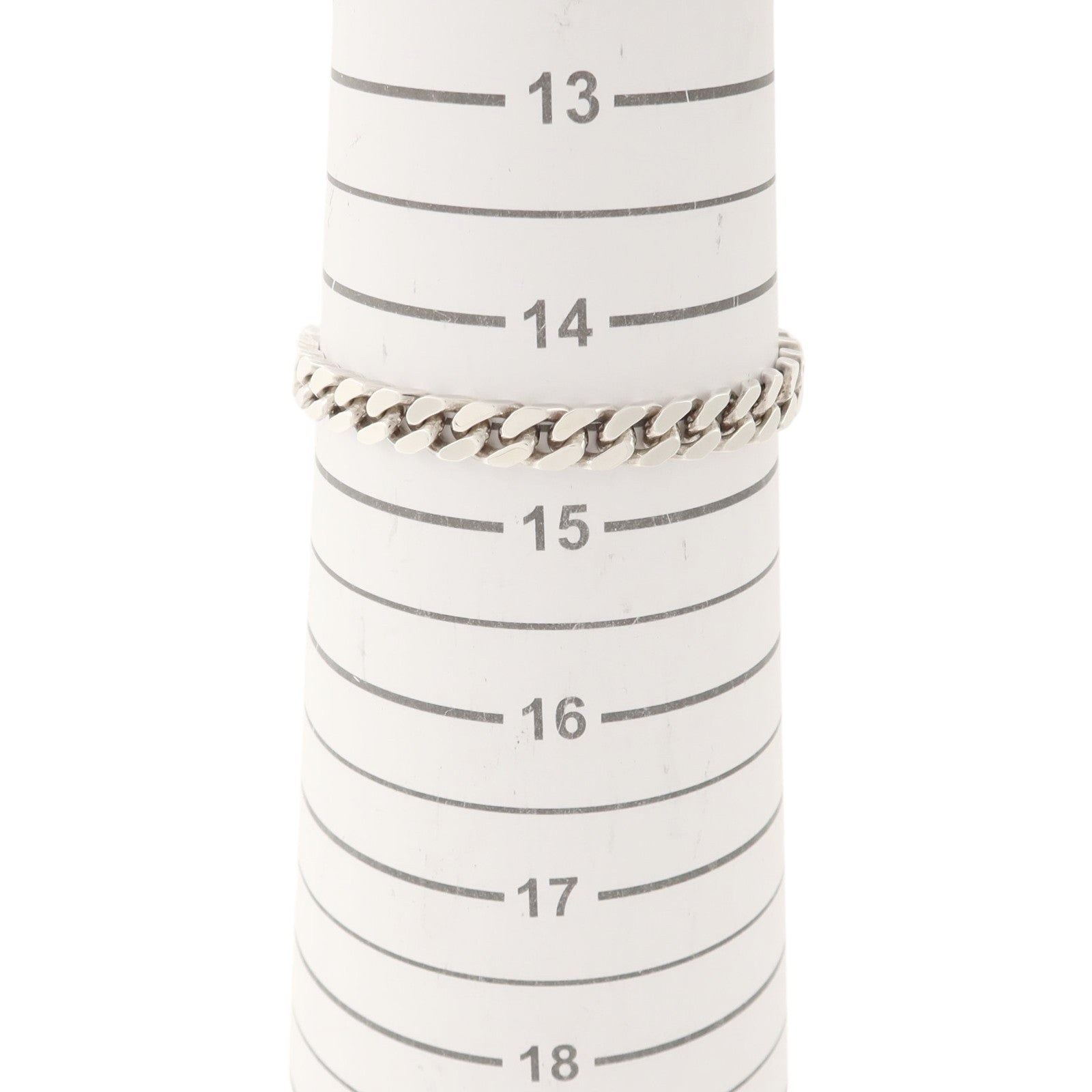HERMES 925純銀Kelly Gourmette Bracelet SH銀扣手鏈
