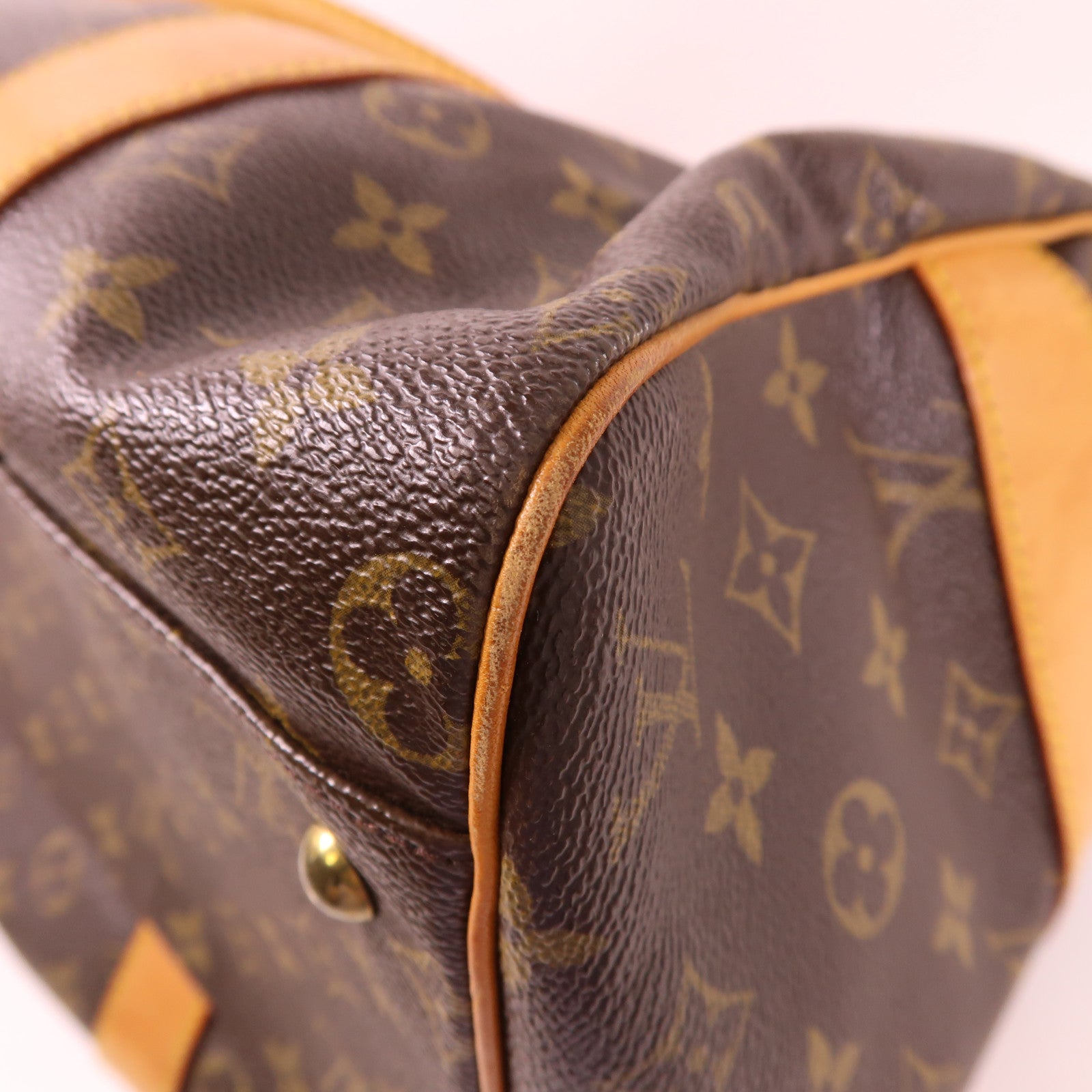LOUIS VUITTON Monogram Carryall金扣手挽袋