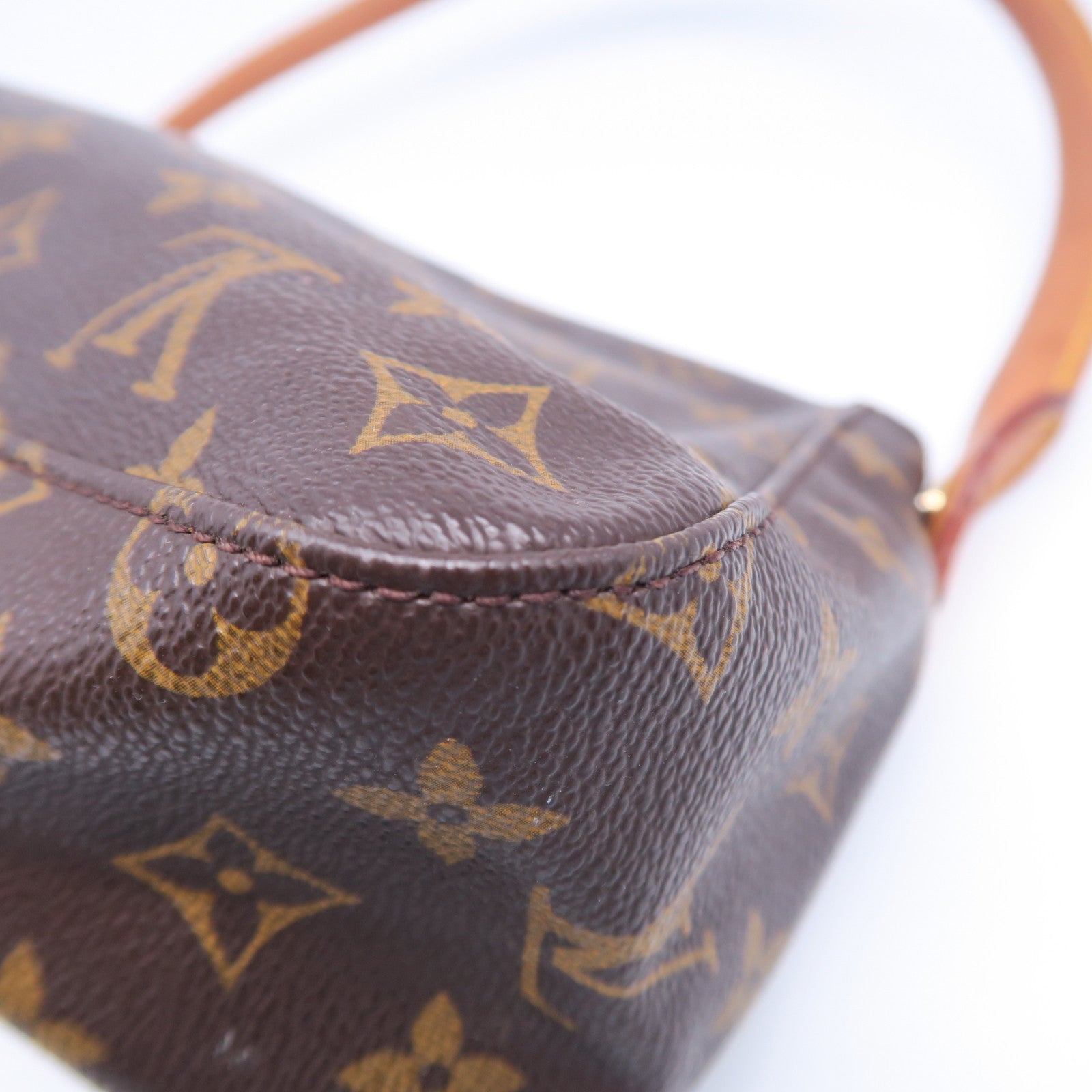 LOUIS VUITTON 【激減優惠】Monogram Mini Looping金扣肩背袋啡色