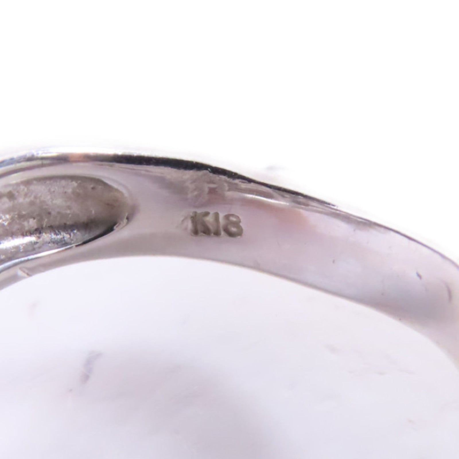 JEWELRY (PRICE DOWN) Diamond Ring US#3.75 18K White Gold