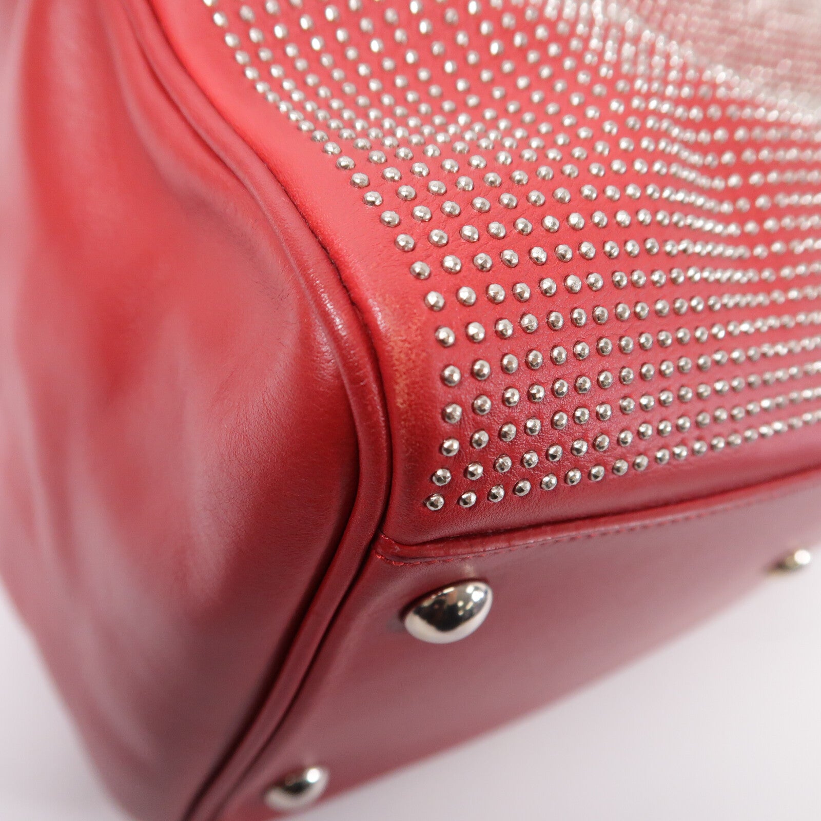 SAINT LAURENT 牛皮皮革Studded Classic Duffle Bag手挽肩背兩用袋
