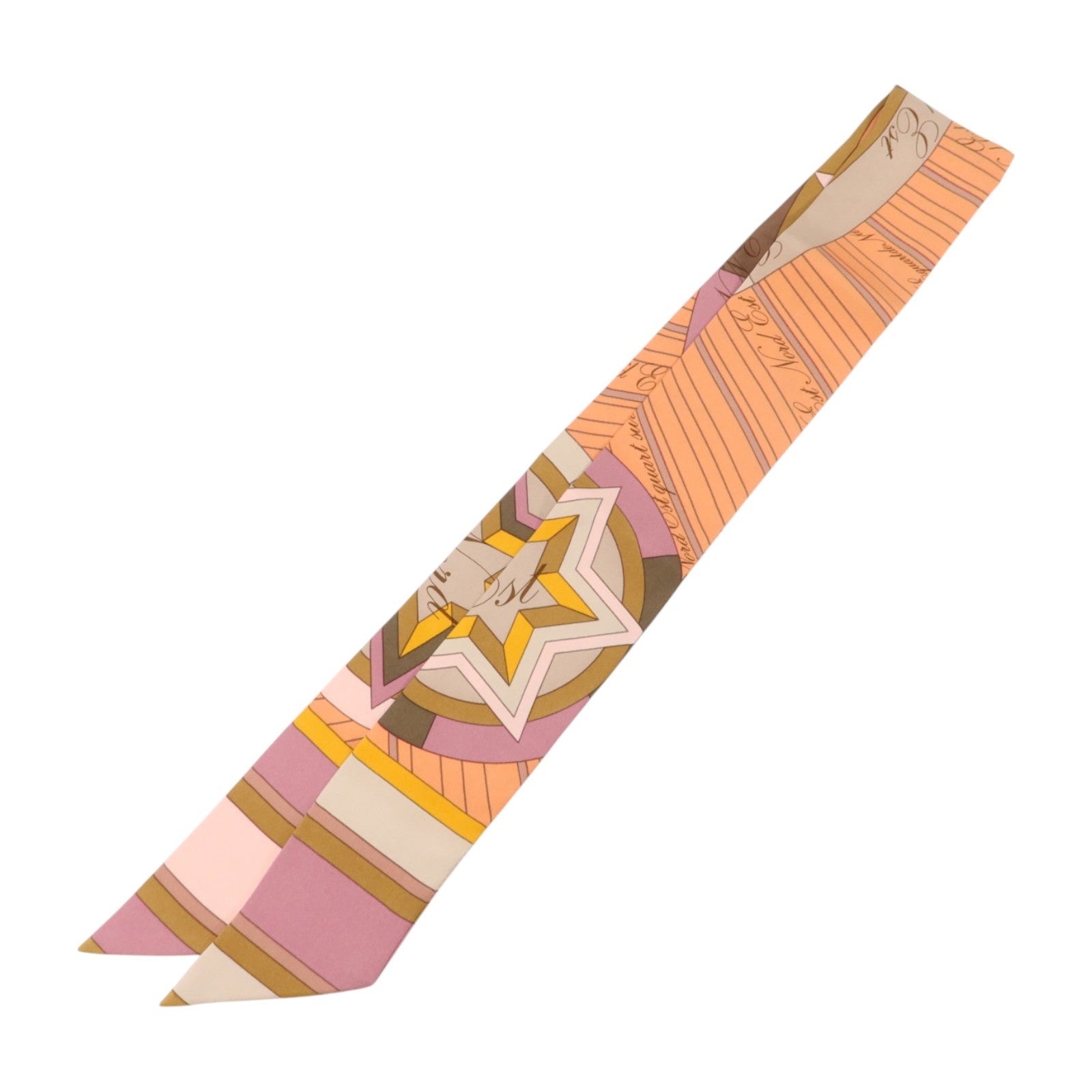 HERMES 絲質Twilly絲巾