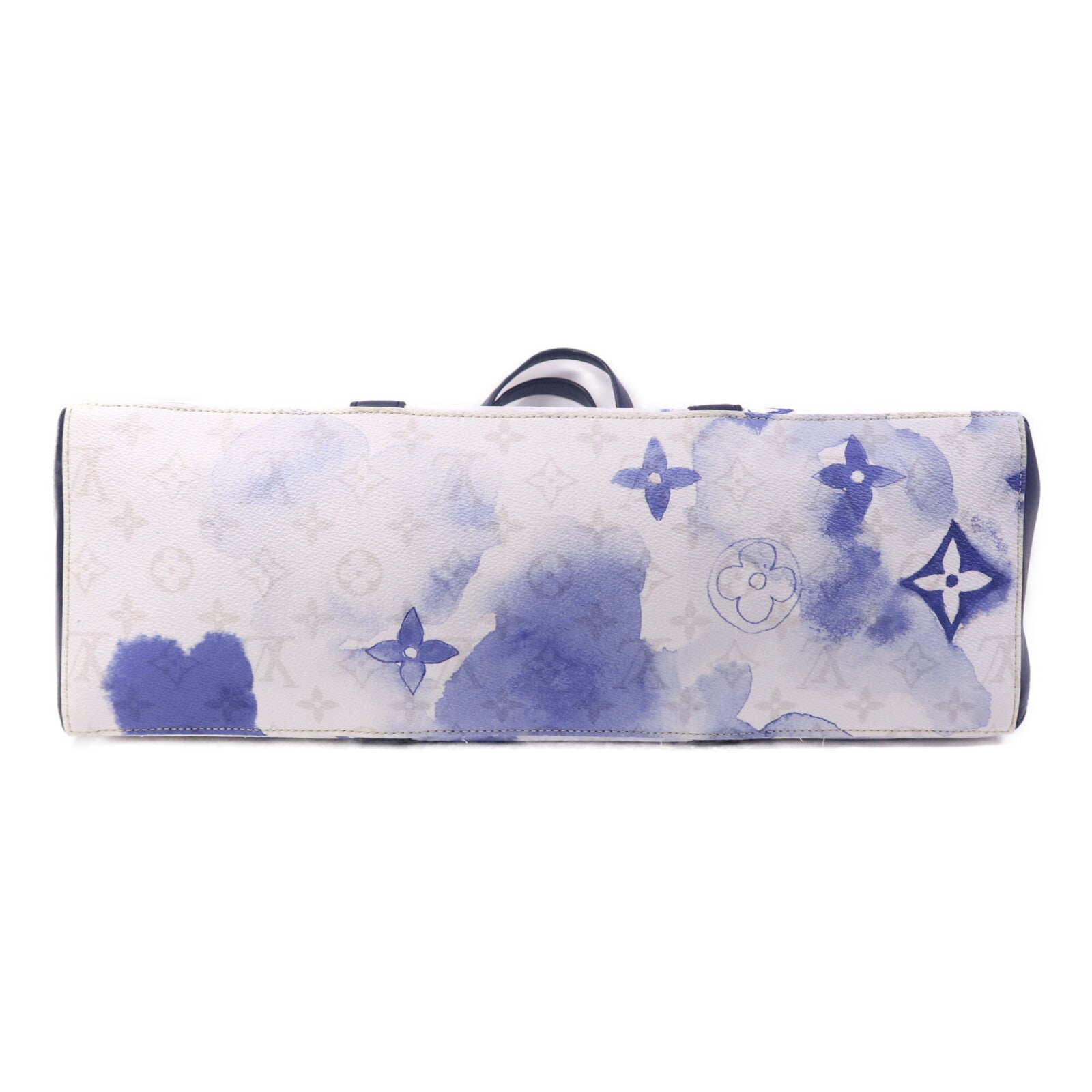 LOUIS VUITTON Monogram Watercolour Weekend Tote GM銀扣手挽肩背兩用袋
