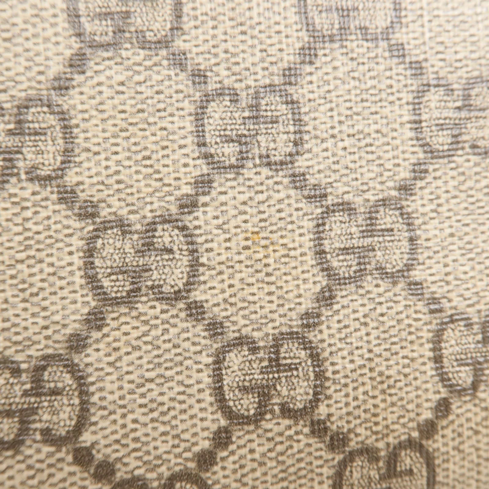 GUCCI 塗層帆布/皮革Long Wallet金扣長錢包