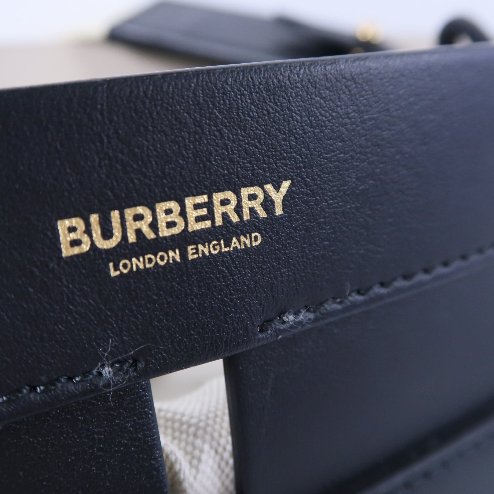 BURBERRY 牛皮皮革Foster Bucket Bag肩背袋
