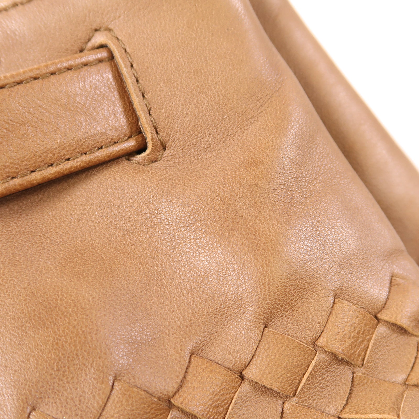 BOTTEGA VENETA 【激減優惠】羊皮皮革Shoulder Bag金扣肩背袋