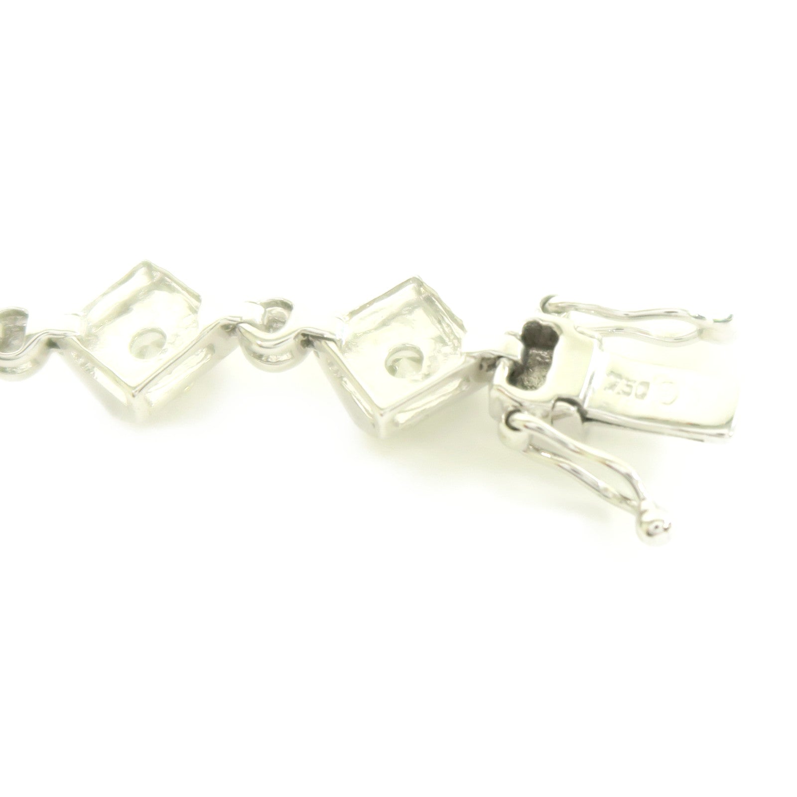 JEWELRY **【激減優惠】18K白金Bracelet2.74ct鑽石手鏈銀色
