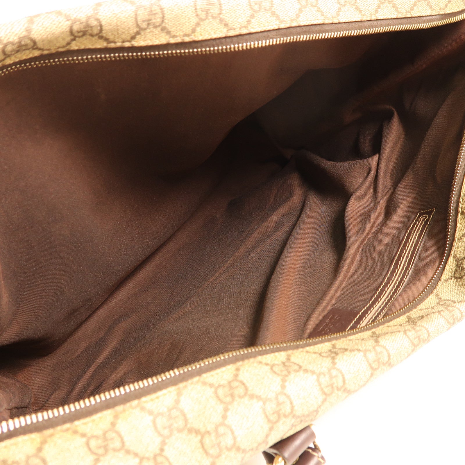 GUCCI 塗層帆布Tote Bag金扣手挽肩背兩用袋