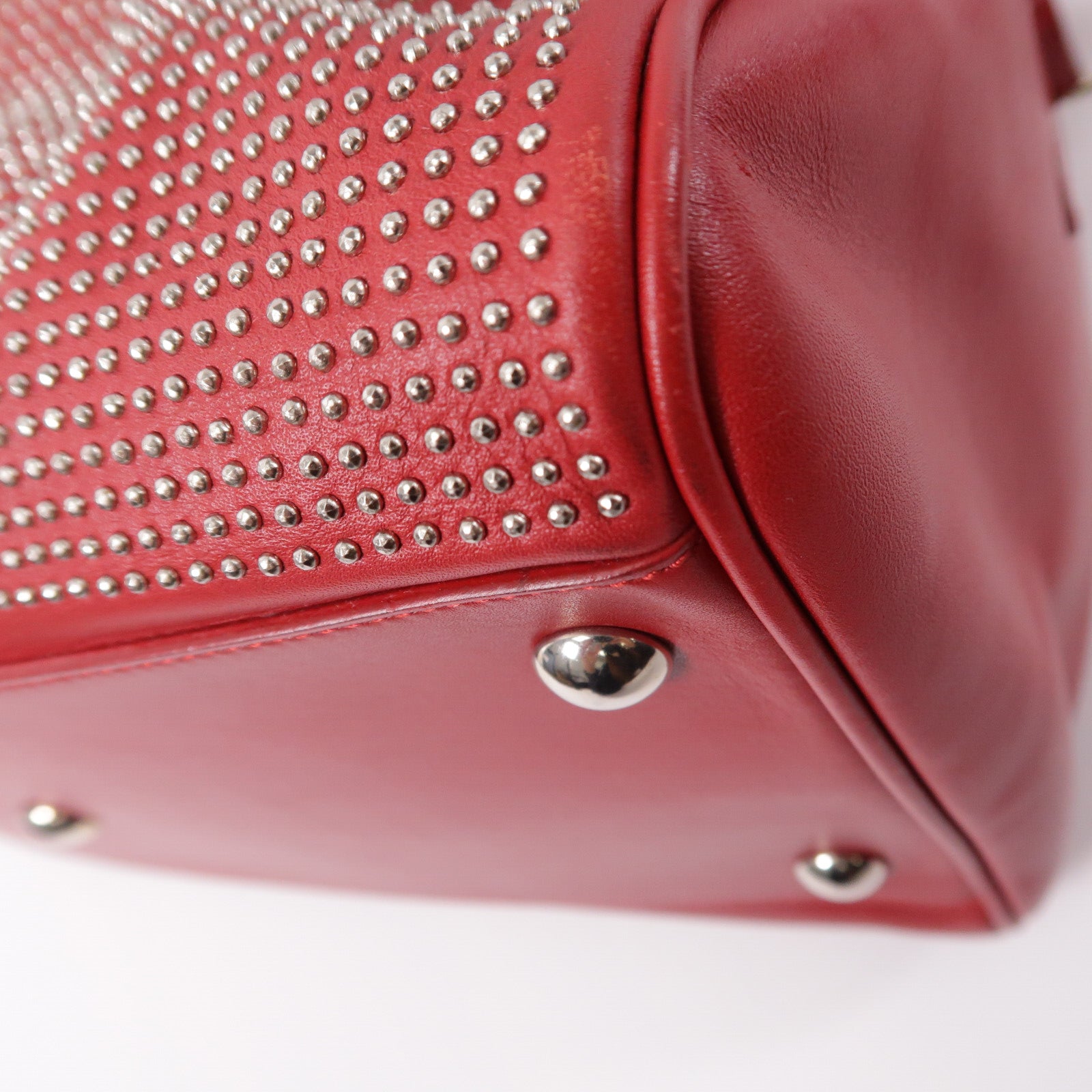SAINT LAURENT 牛皮皮革Studded Classic Duffle Bag手挽肩背兩用袋