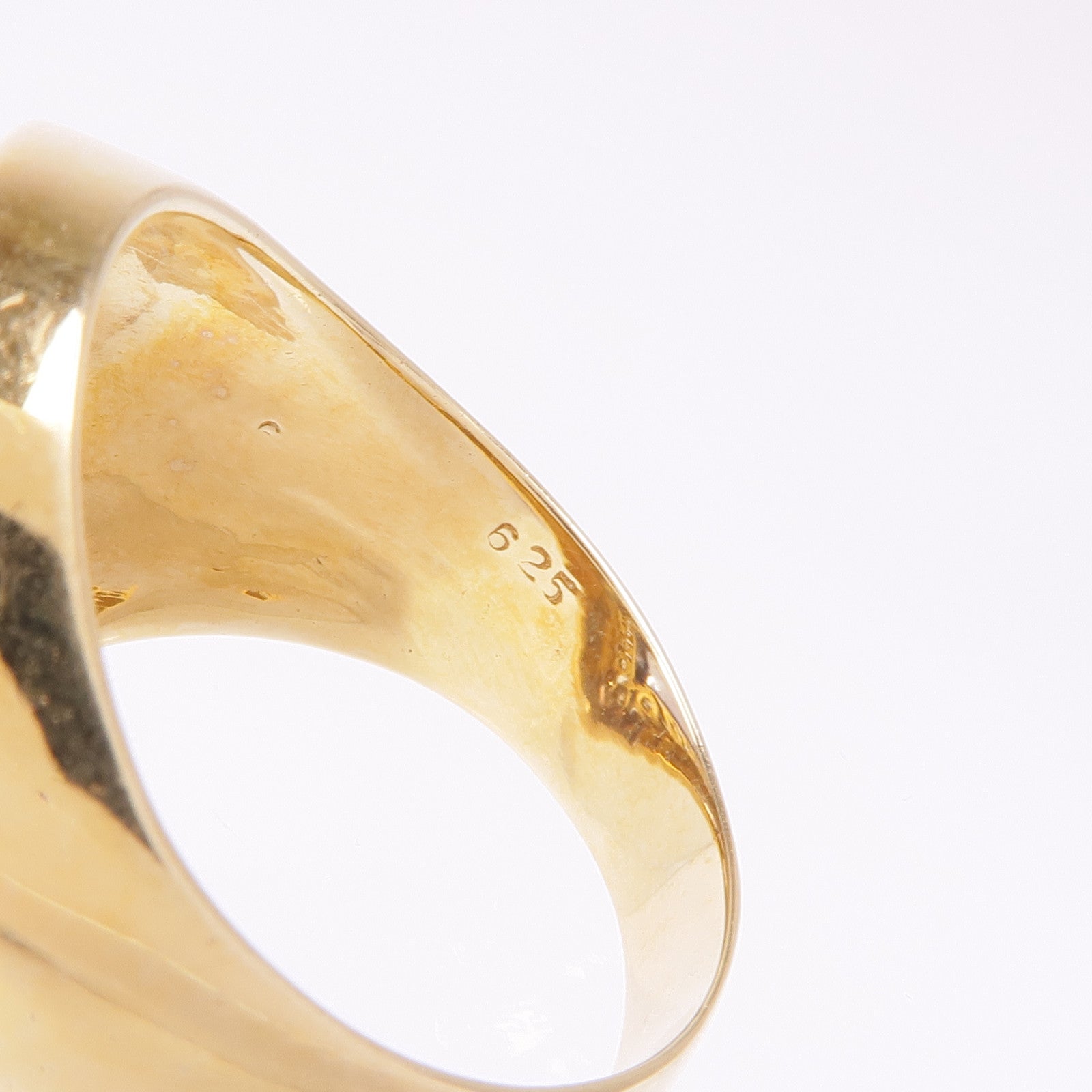 JEWELRY 【激減優惠】18K黃金Sapphire Diamond Ring藍寶石/鑽石戒指US#8.75