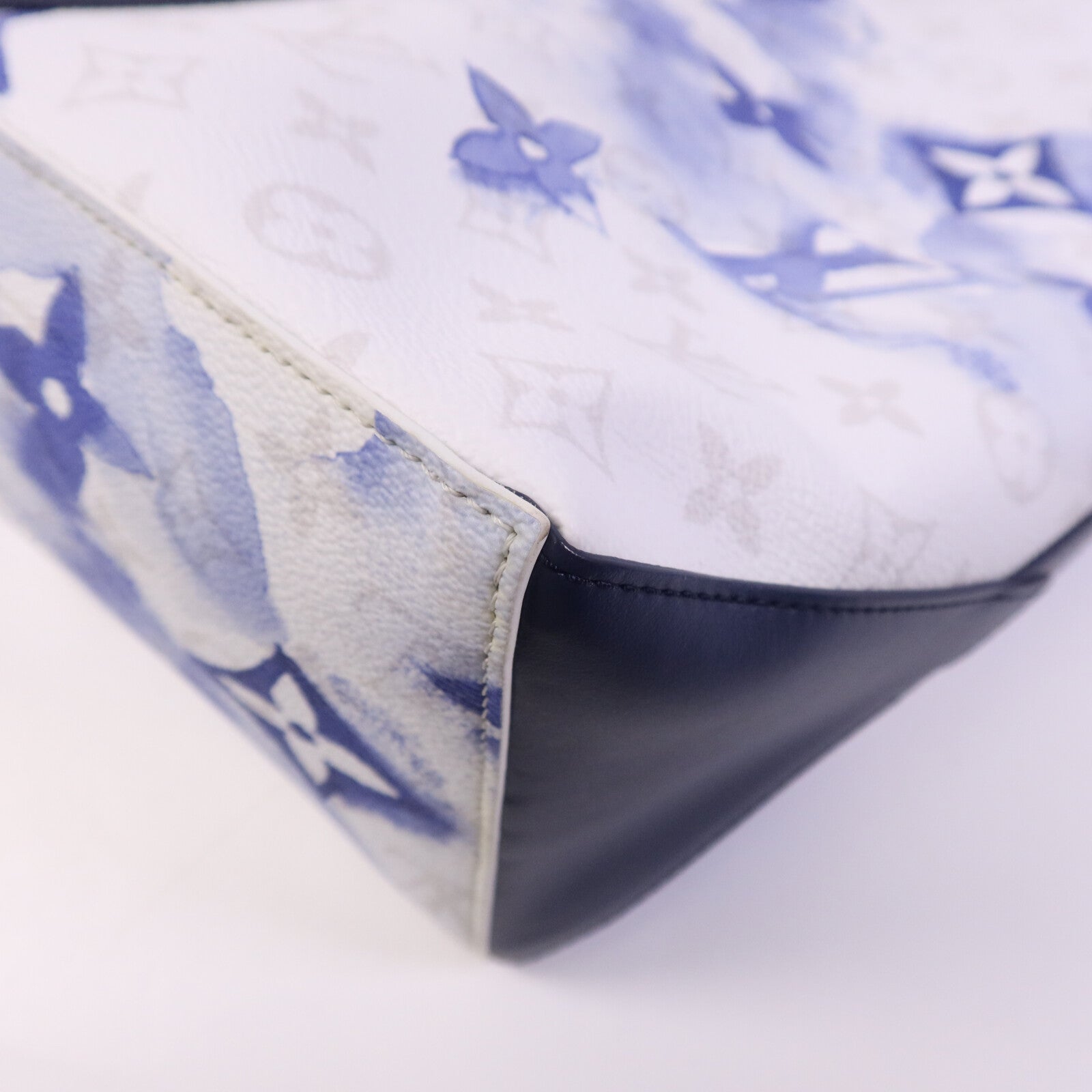 LOUIS VUITTON Monogram Watercolour Weekend Tote GM銀扣手挽肩背兩用袋