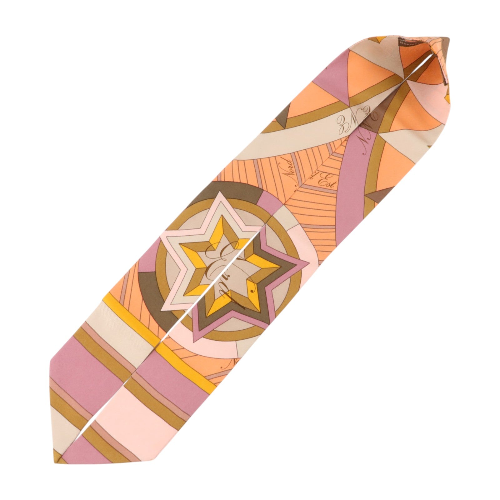 HERMES 絲質Twilly絲巾