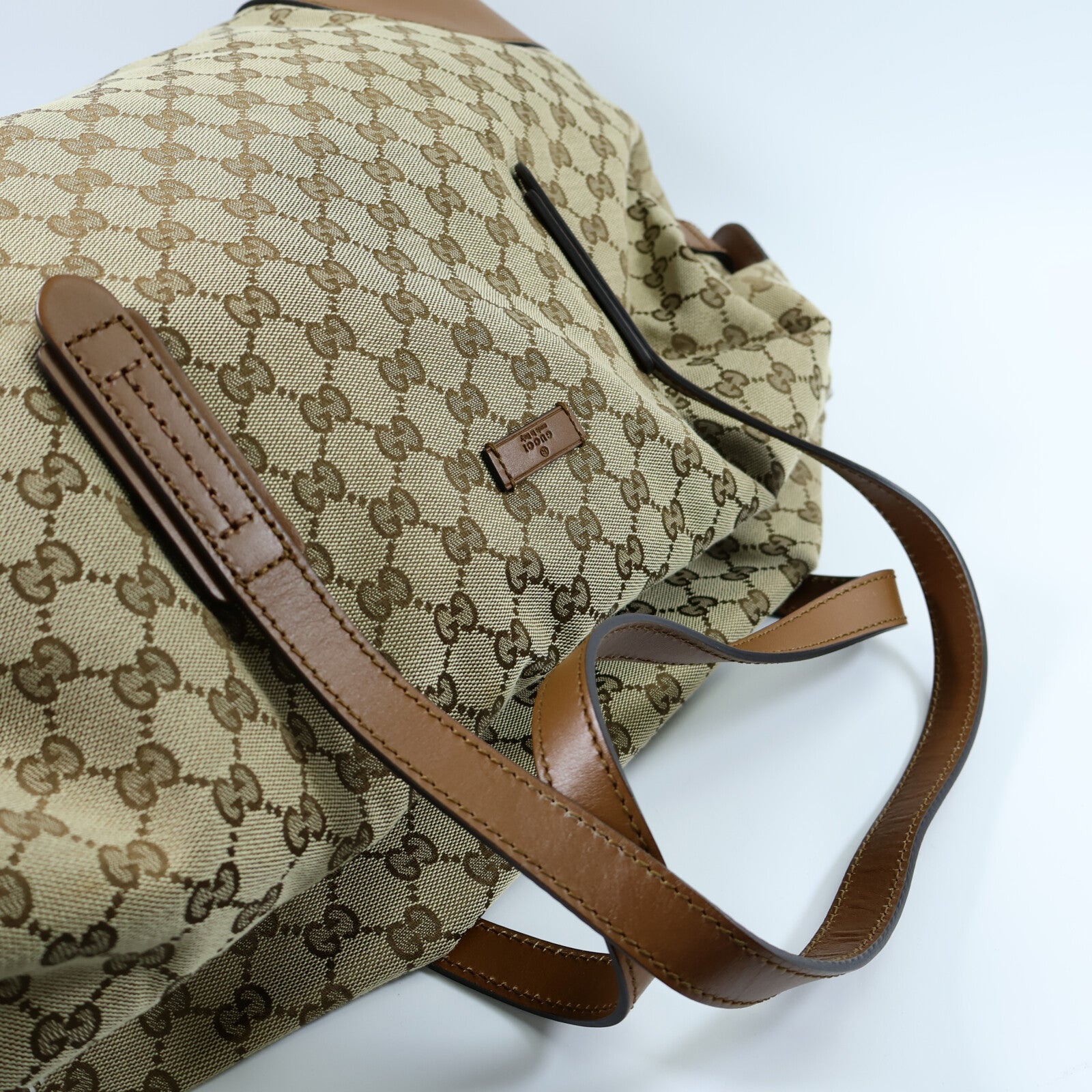 GUCCI 帆布Tote Bag肩背袋