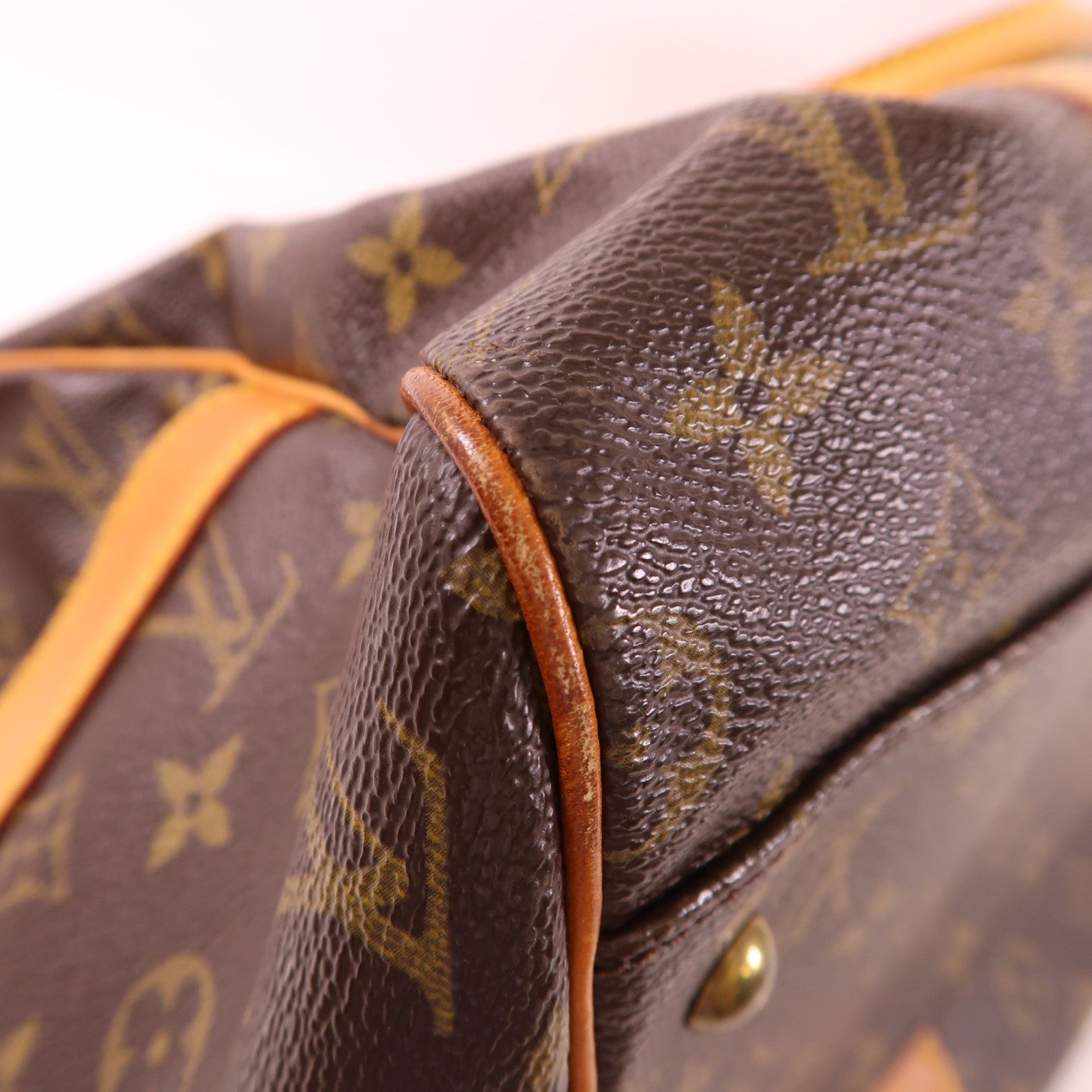 LOUIS VUITTON Monogram Carryall金扣手挽袋