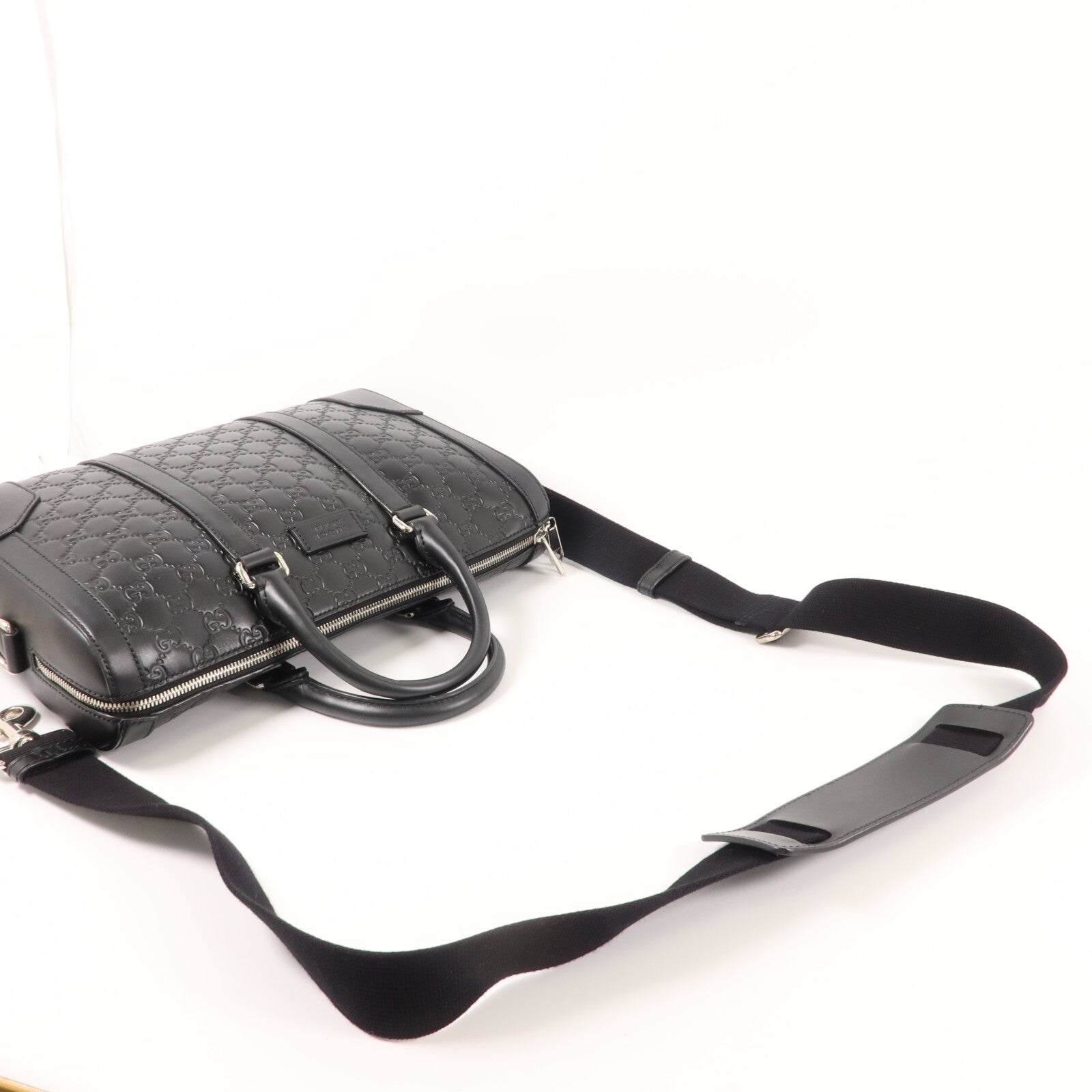 GUCCI 牛皮皮革Guccisima Business Bag手挽肩背兩用袋