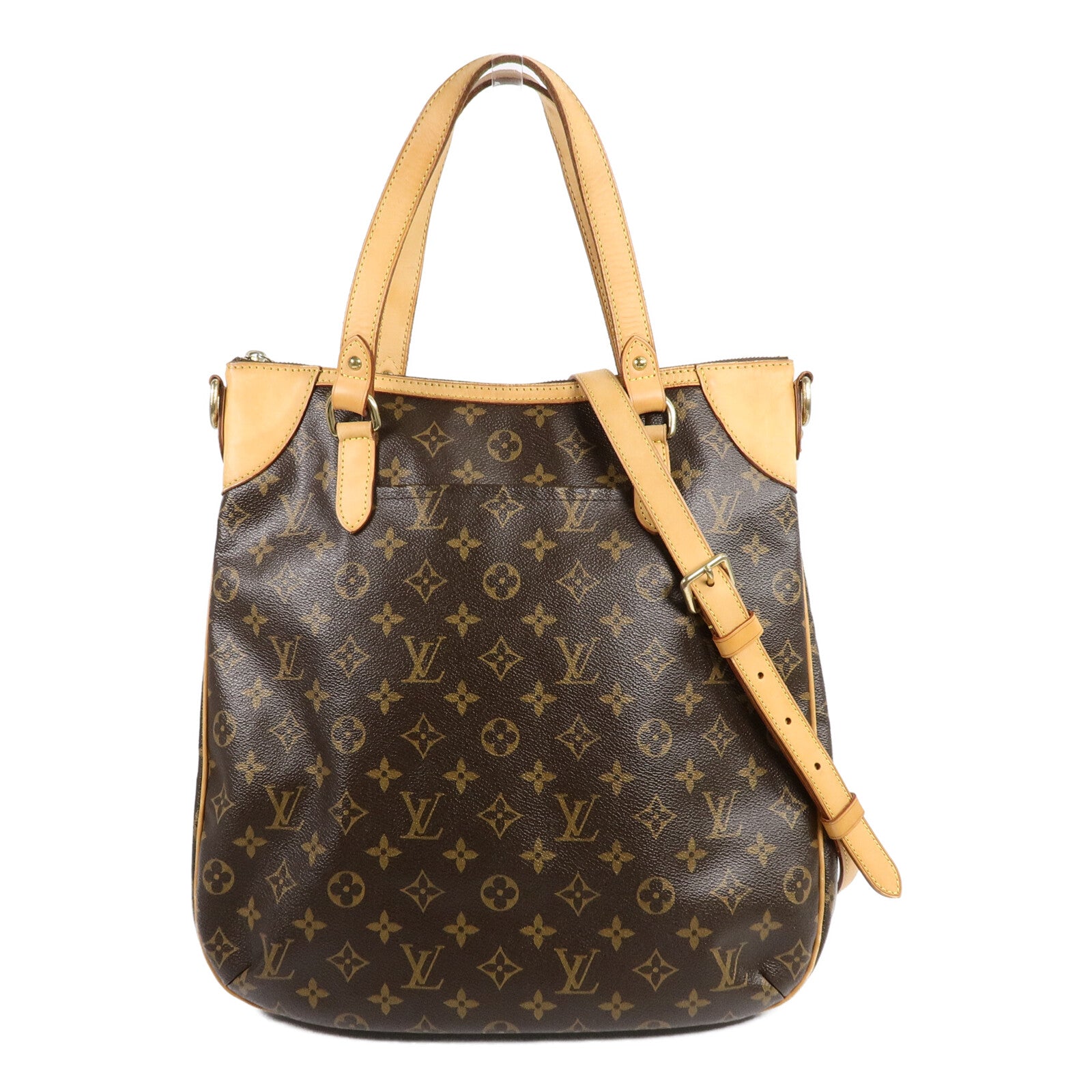 LOUIS VUITTON Monogram Odeon GM金扣手挽肩背兩用袋