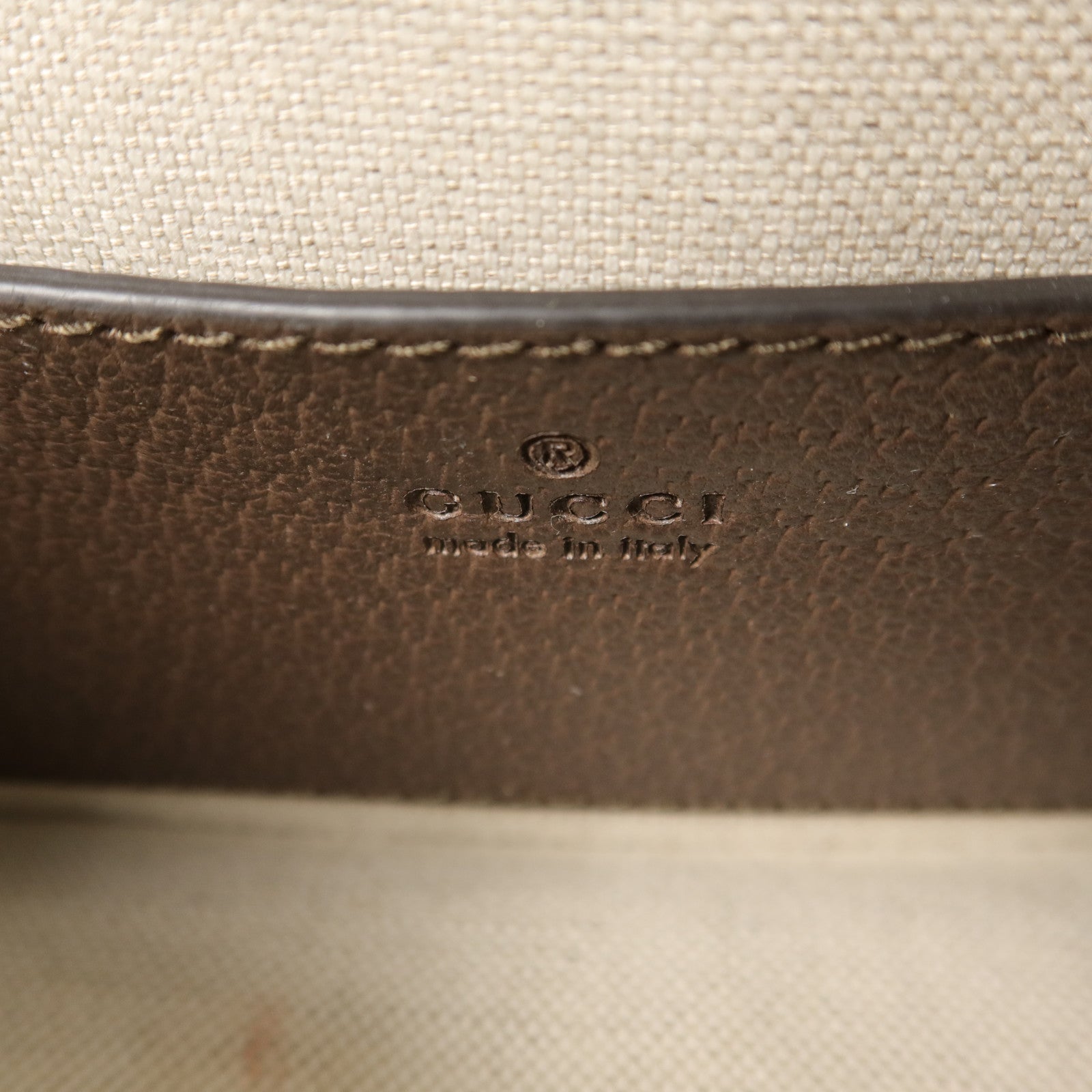 GUCCI 塗層帆布Ophidia Mini手挽肩背兩用袋