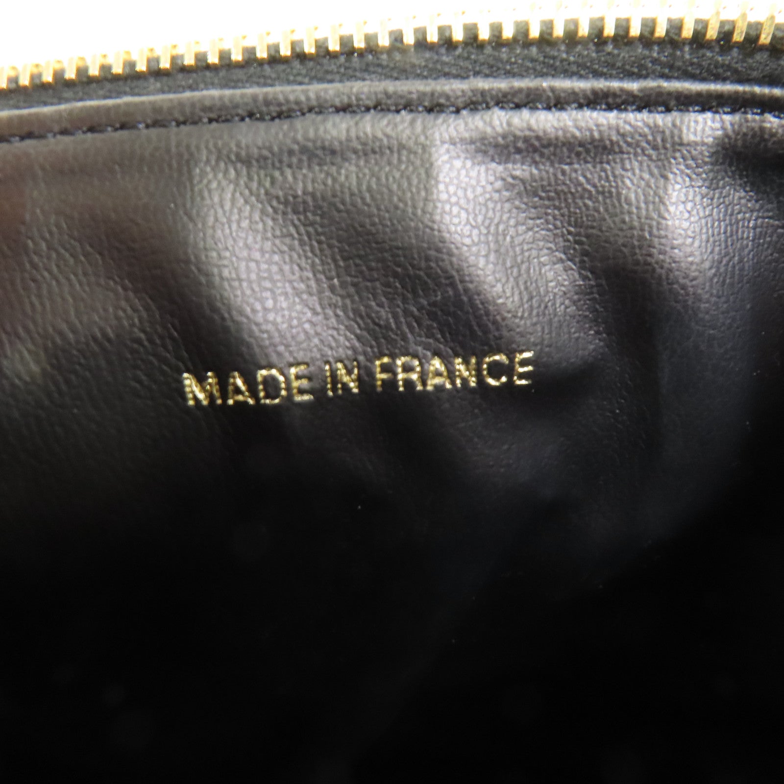 CHANEL 牛皮皮革Vintage Vanity Case金扣手挽袋