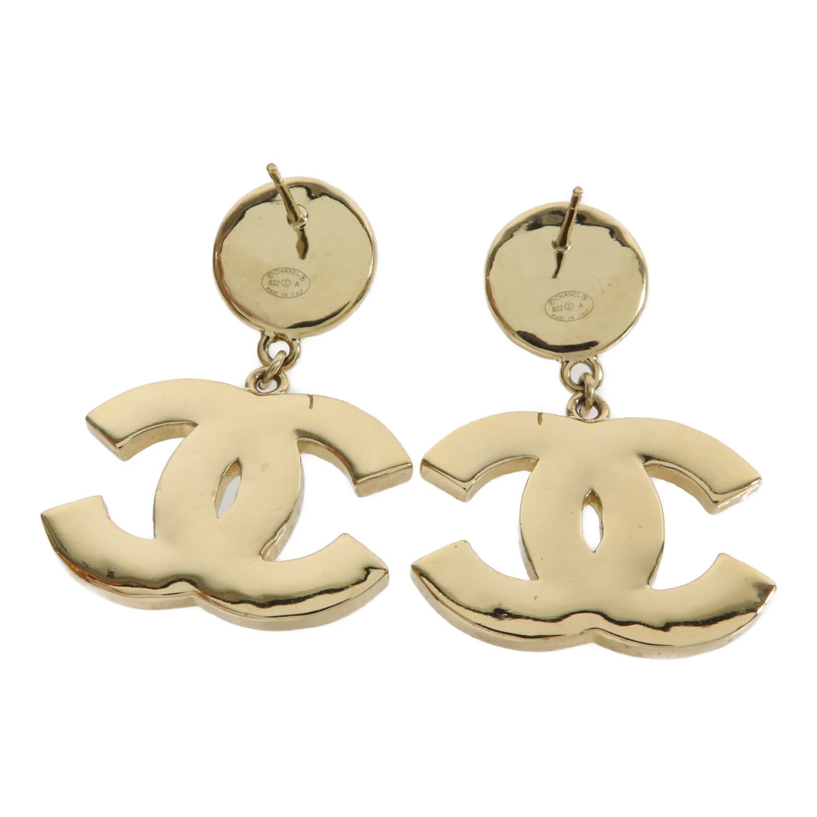 CHANEL 金屬/珍珠Earrings耳環