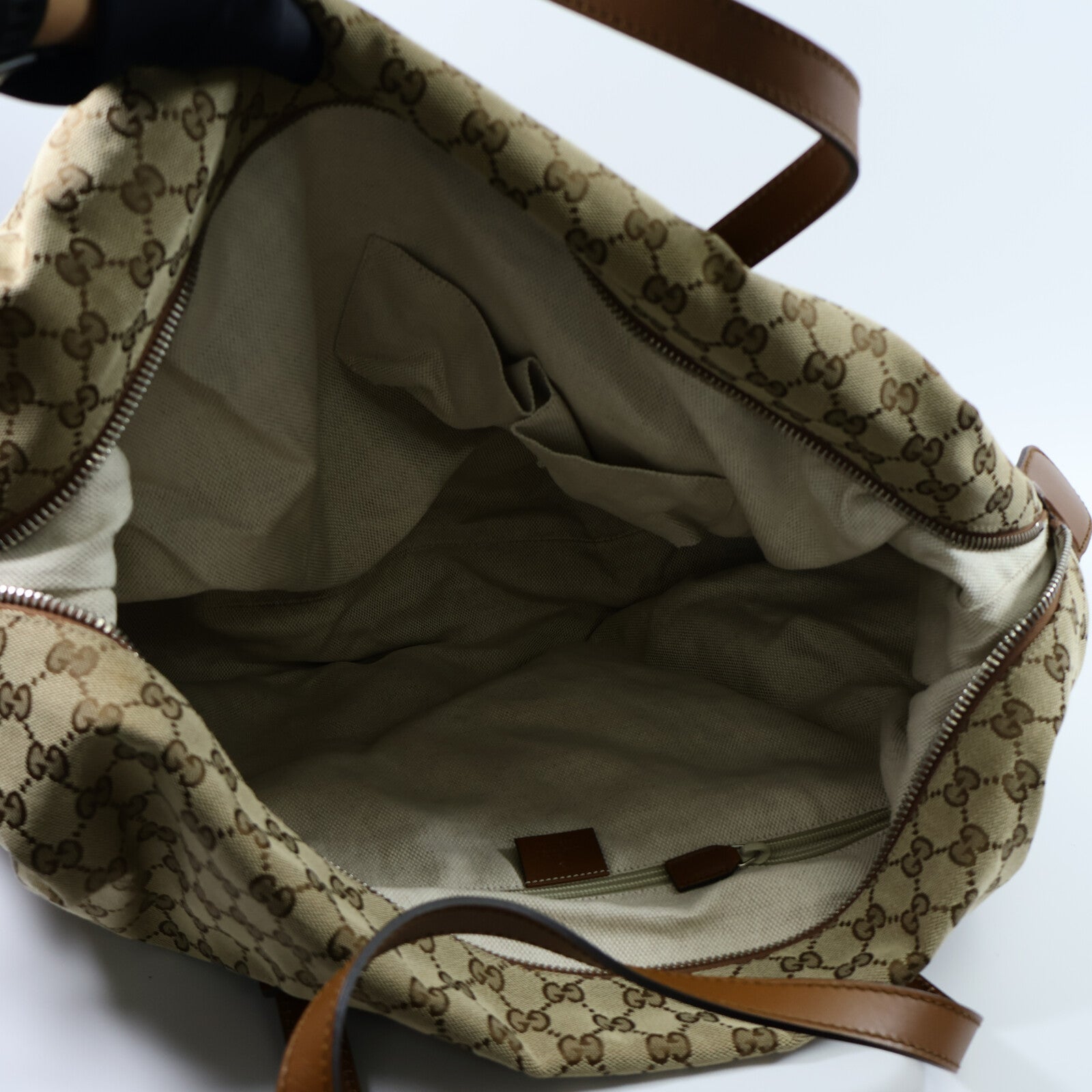 GUCCI 帆布Tote Bag肩背袋