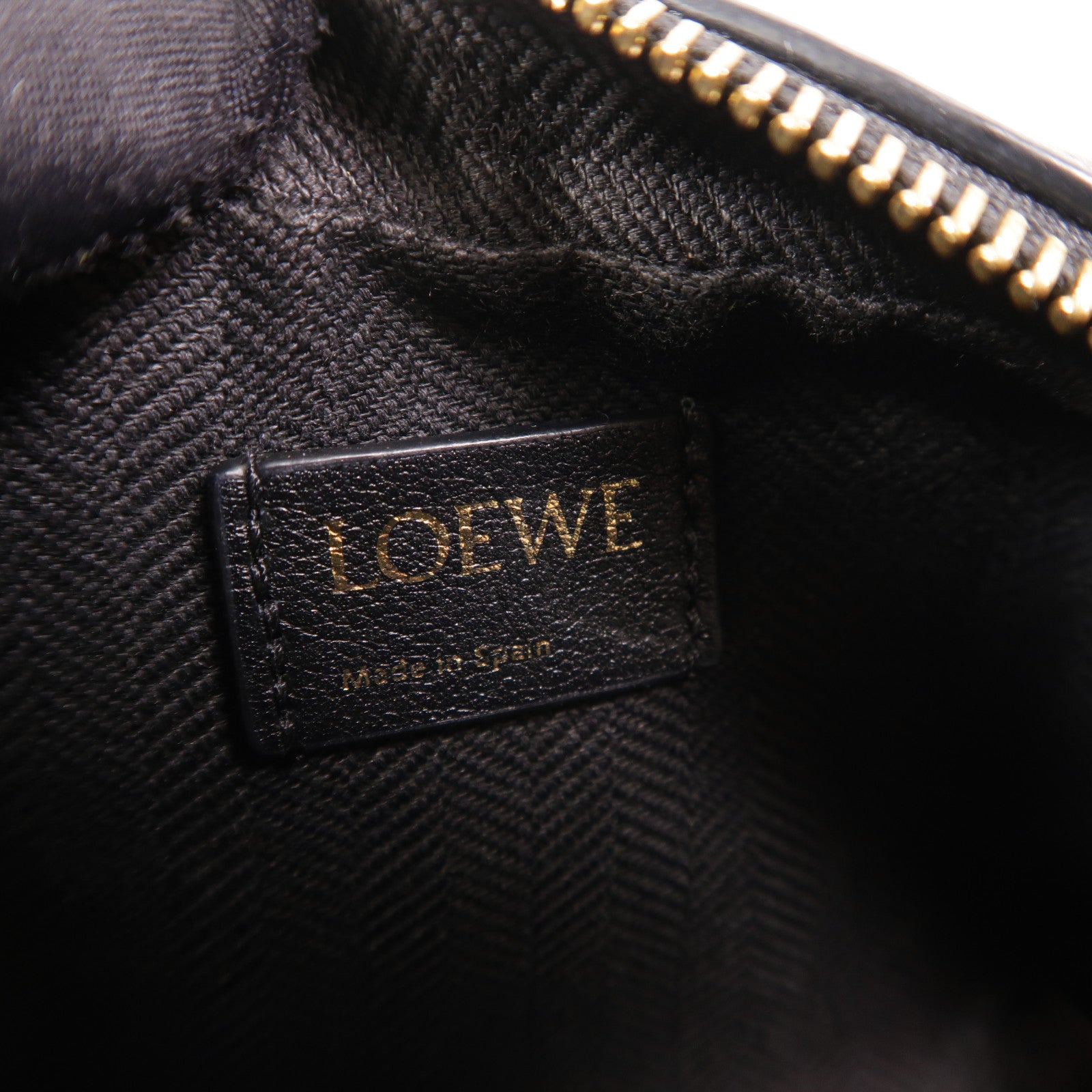 LOEWE 帆布Amazona Nano鏈帶手挽肩背兩用袋