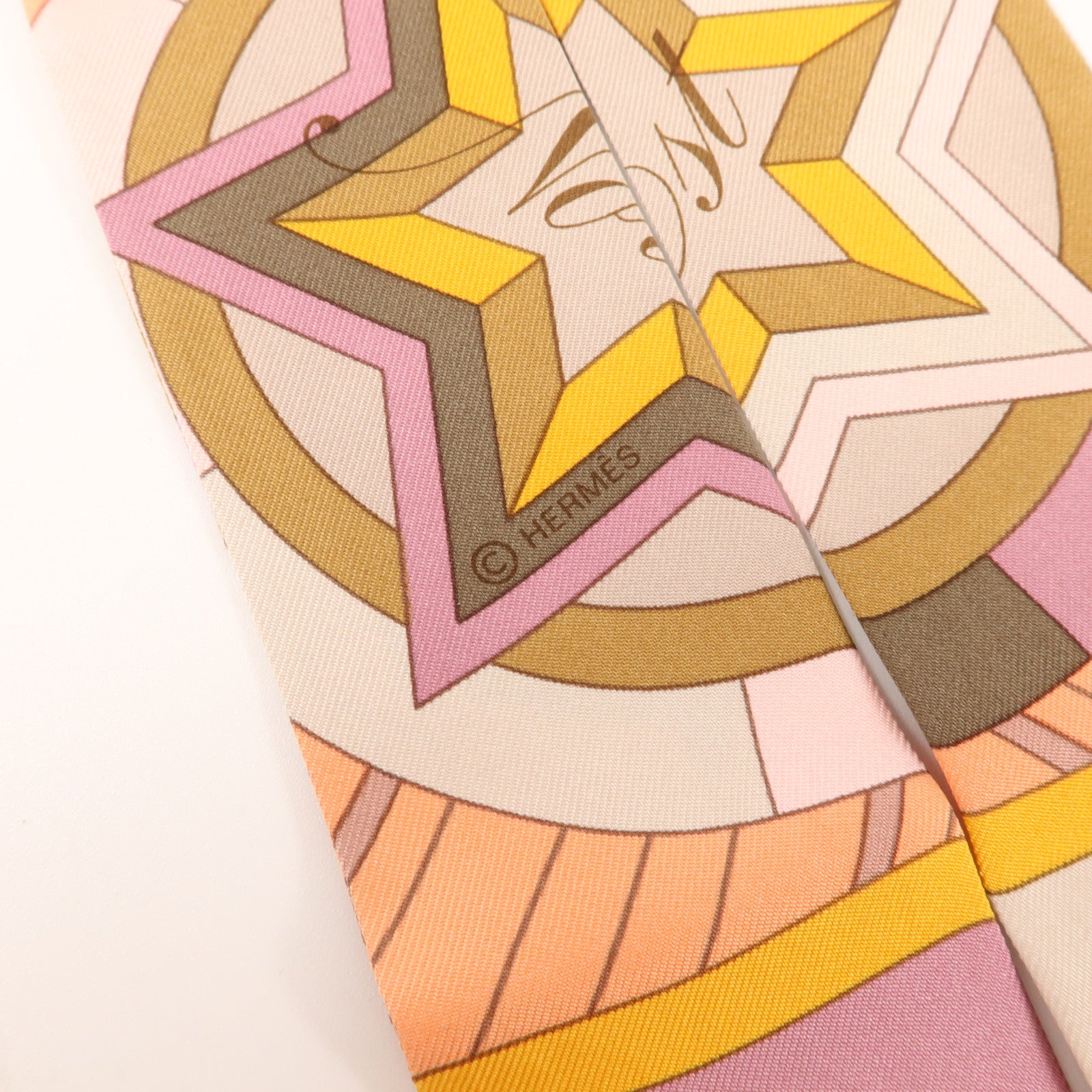 HERMES 絲質Twilly絲巾