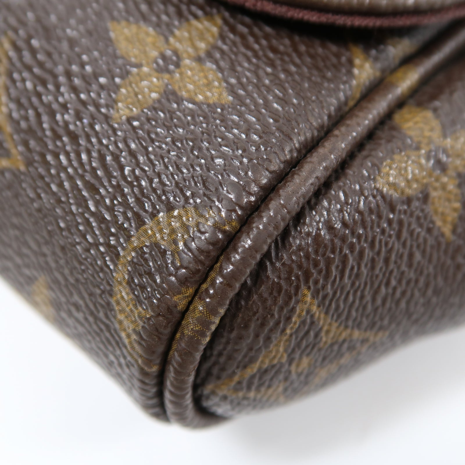 LOUIS VUITTON Monogram Favorite MM金扣手挽肩背兩用袋啡色