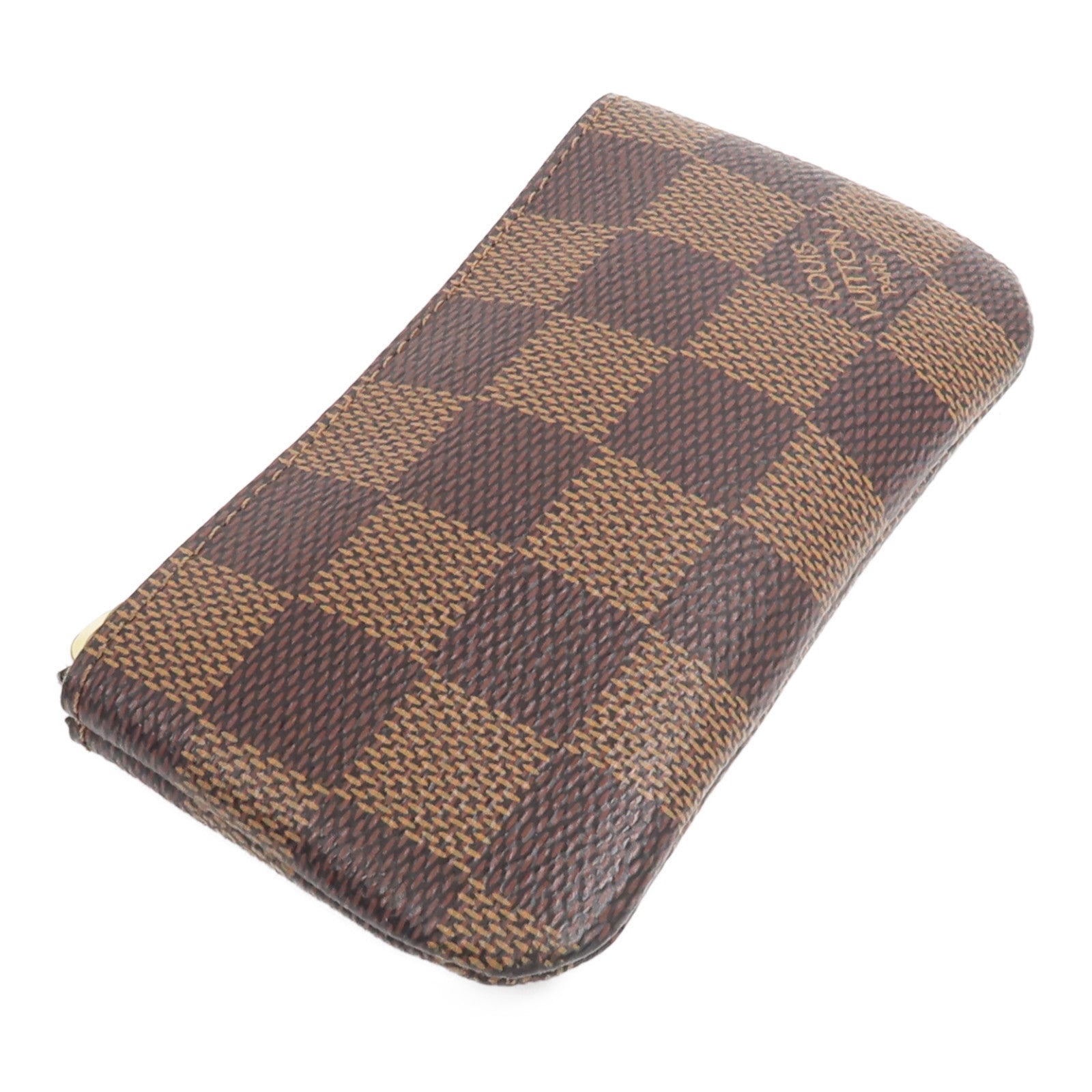 LOUIS VUITTON Damier Key Pouch金扣零錢包