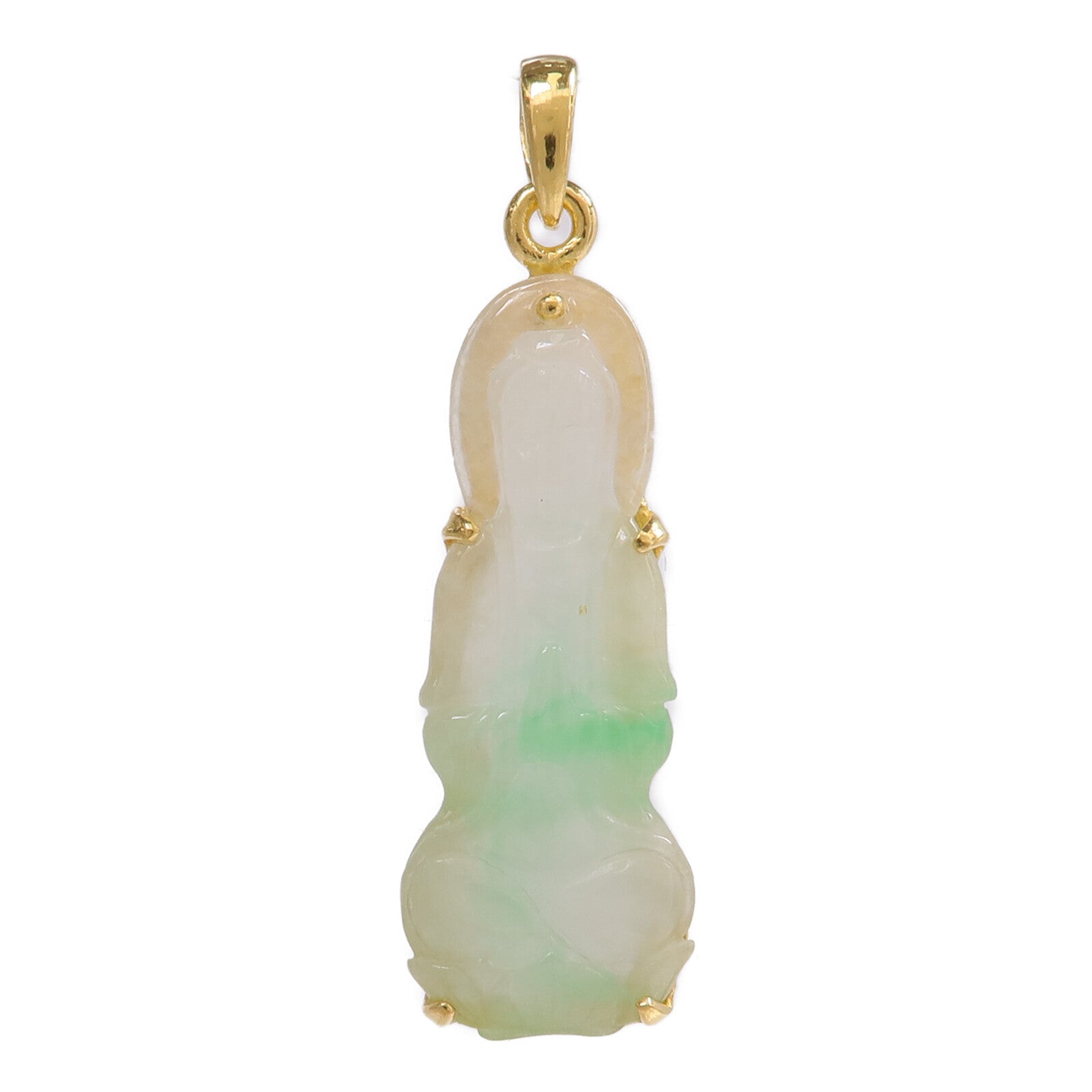 JEWELRY 24K黃金Pendant Top翡翠吊墜