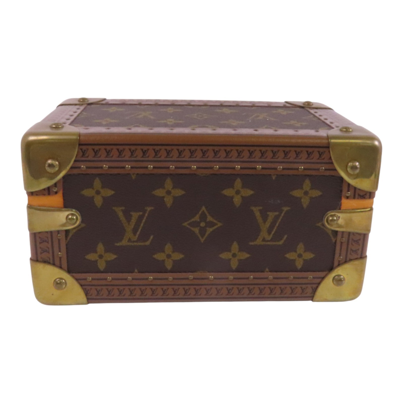 LOUIS VUITTON Monogram Coffret Tresor Box20金扣經典手提箱