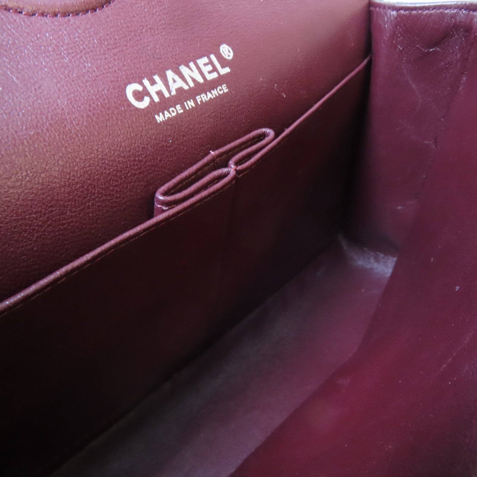 CHANEL 【激減優惠】菱格羊皮皮革Classic Flap 25cm銀扣鏈帶肩背袋黑色