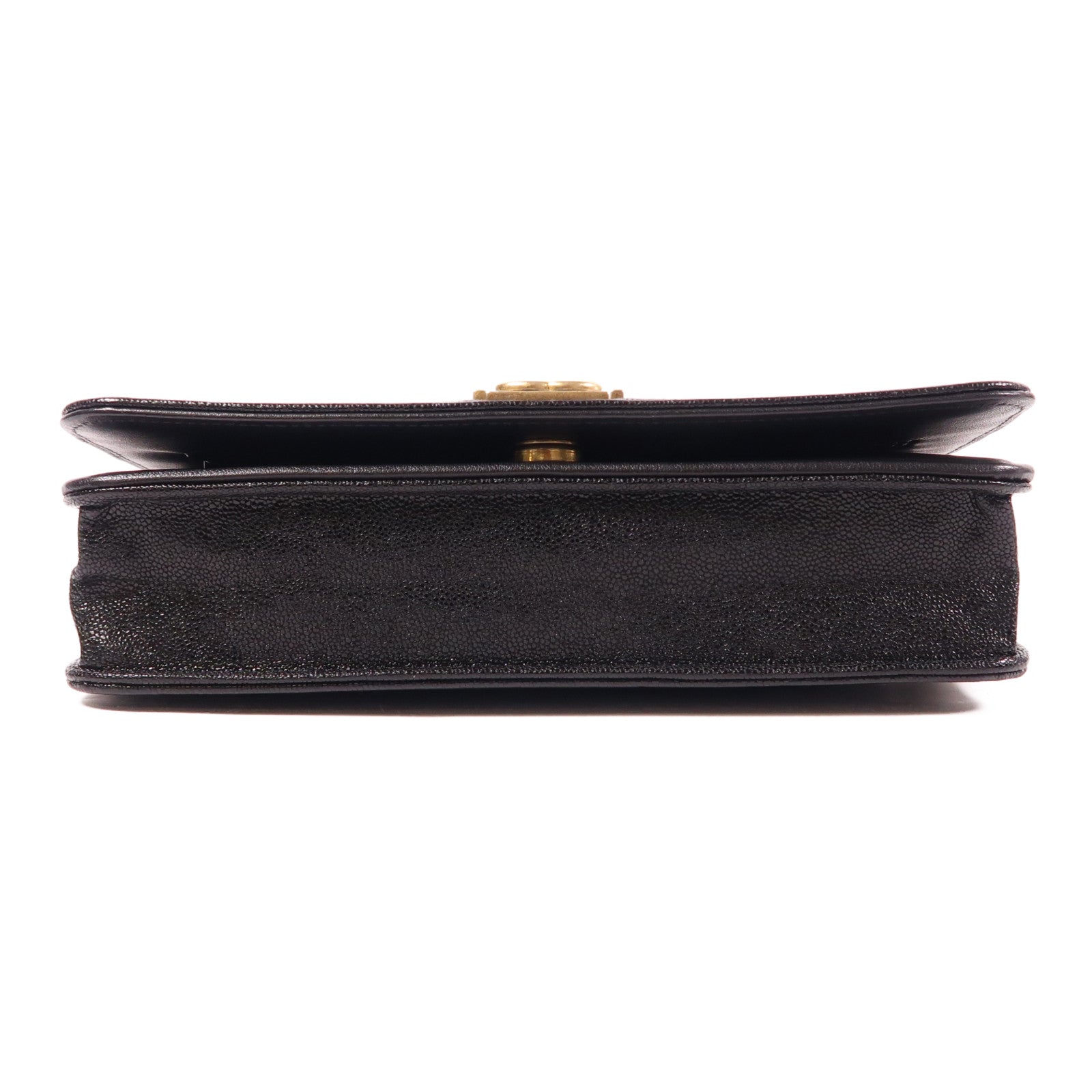 CHANEL 牛皮皮革Boy WOC Wallet On Chain金扣鏈帶肩背袋