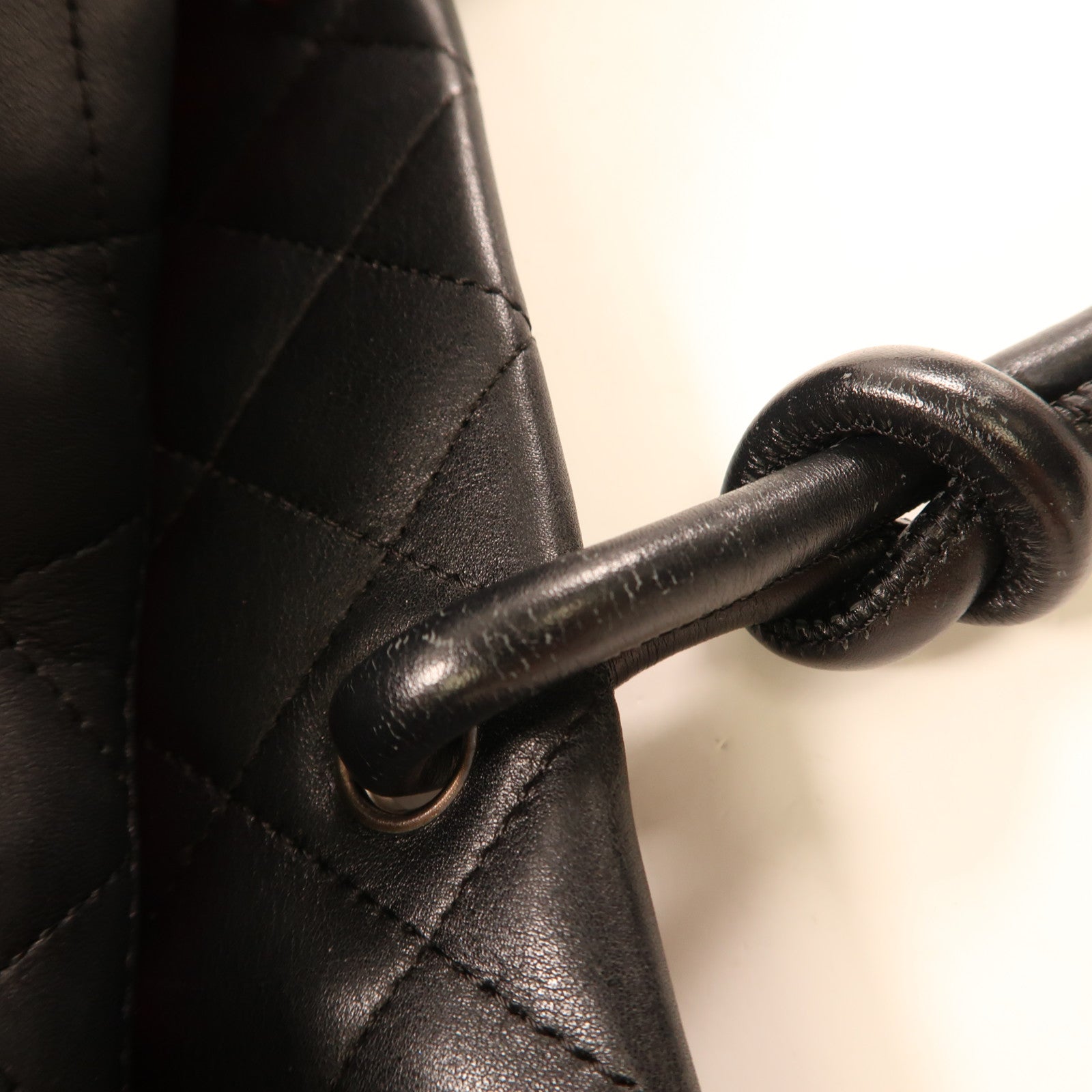 CHANEL 牛皮皮革Cambon Line Tote Bag銀扣手挽袋