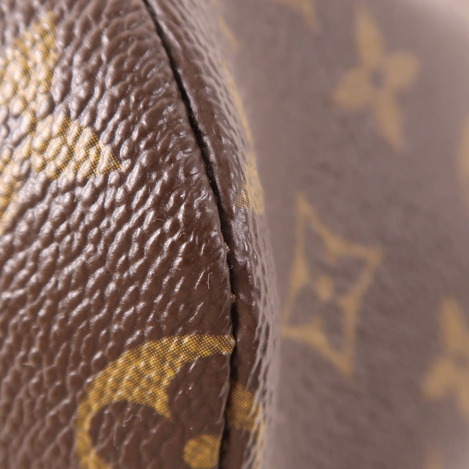 LOUIS VUITTON Monogram Totally PM金扣肩背袋棕色
