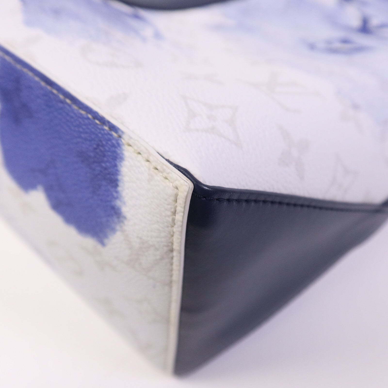 LOUIS VUITTON Monogram Watercolour Weekend Tote GM銀扣手挽肩背兩用袋