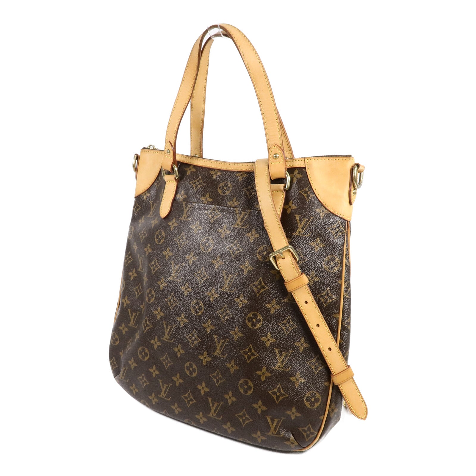 LOUIS VUITTON Monogram Odeon GM金扣手挽肩背兩用袋