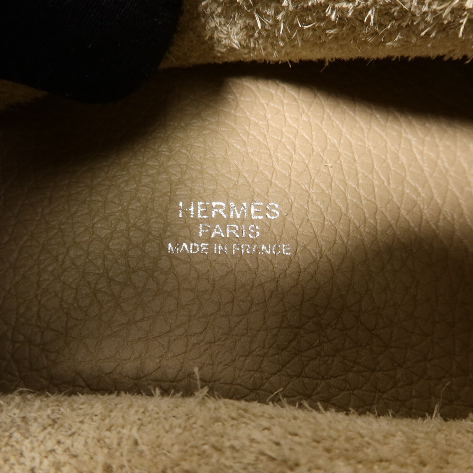 HERMES Clemence皮革Picotin MM扣手挽袋Trench
