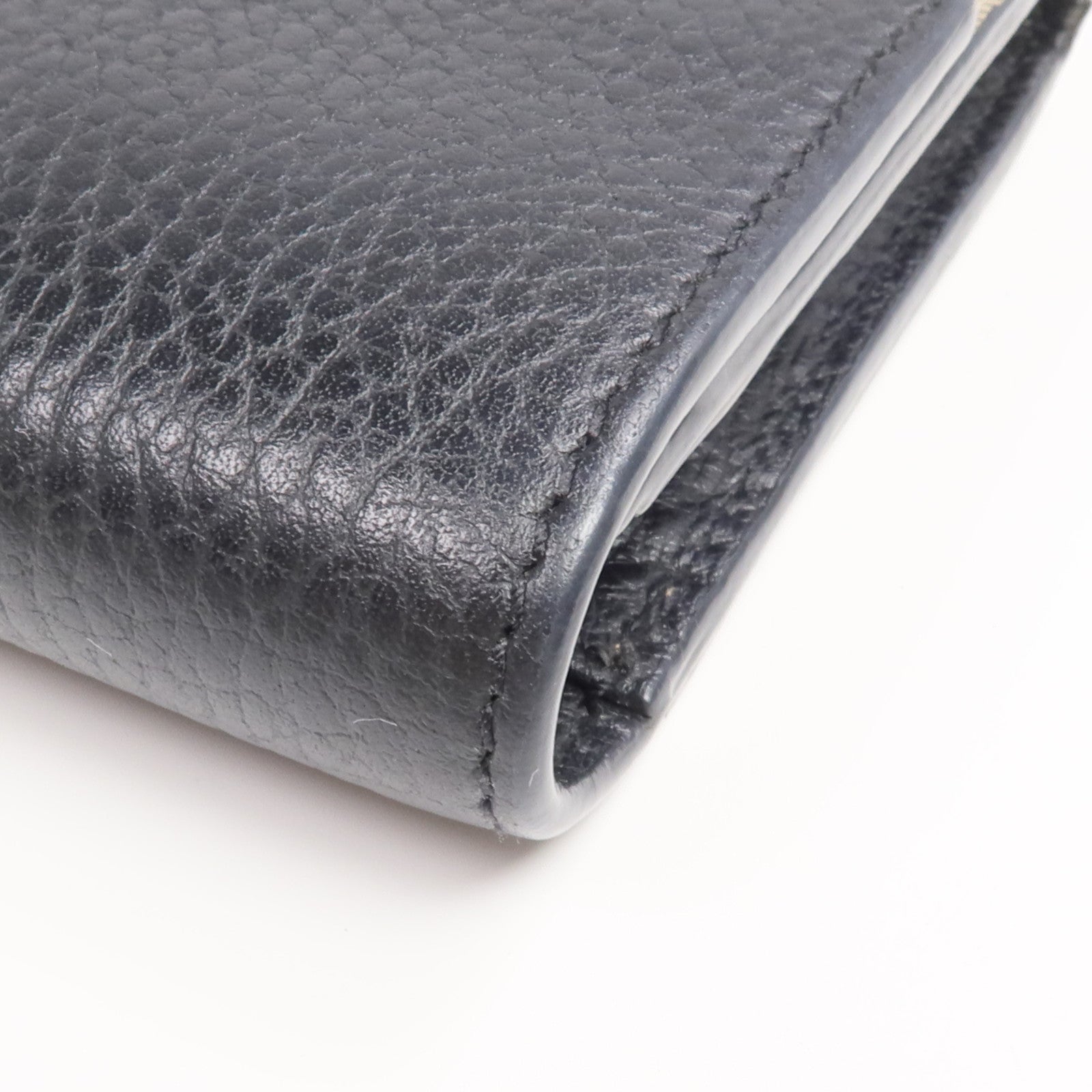 GUCCI 塗層帆布/皮革Long Wallet金扣長錢包