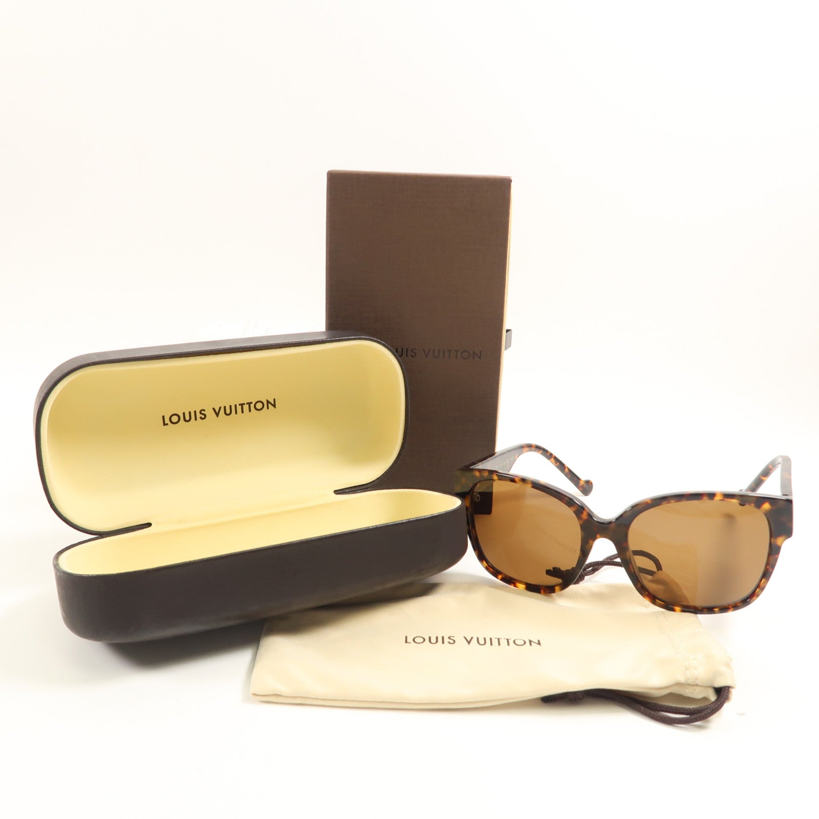 LOUIS VUITTON PVC Sunglasses太陽眼鏡棕色
