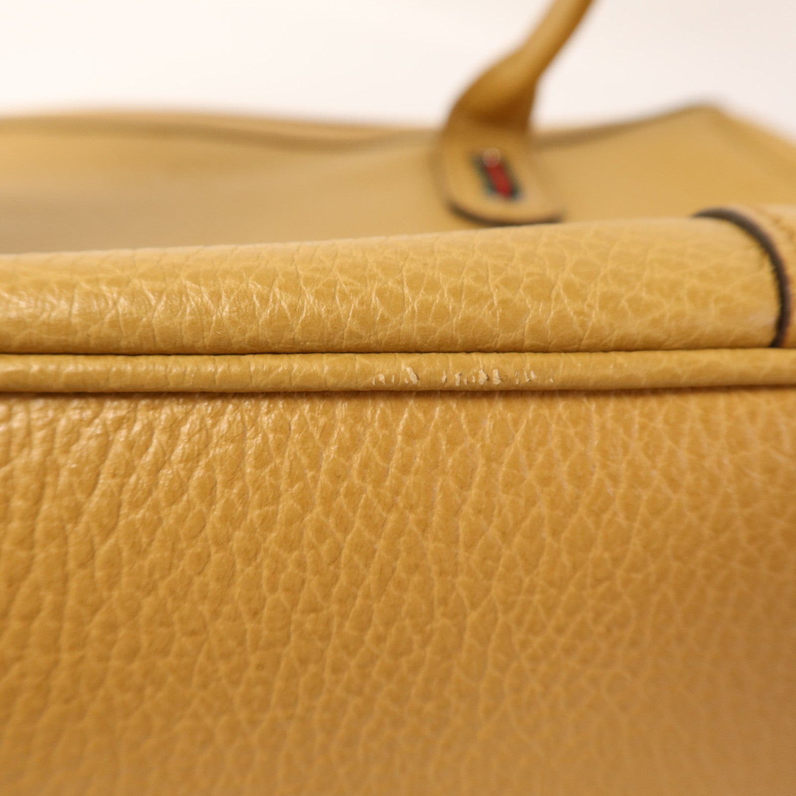 GUCCI 牛皮皮革Shoulder Bag銀扣肩背袋