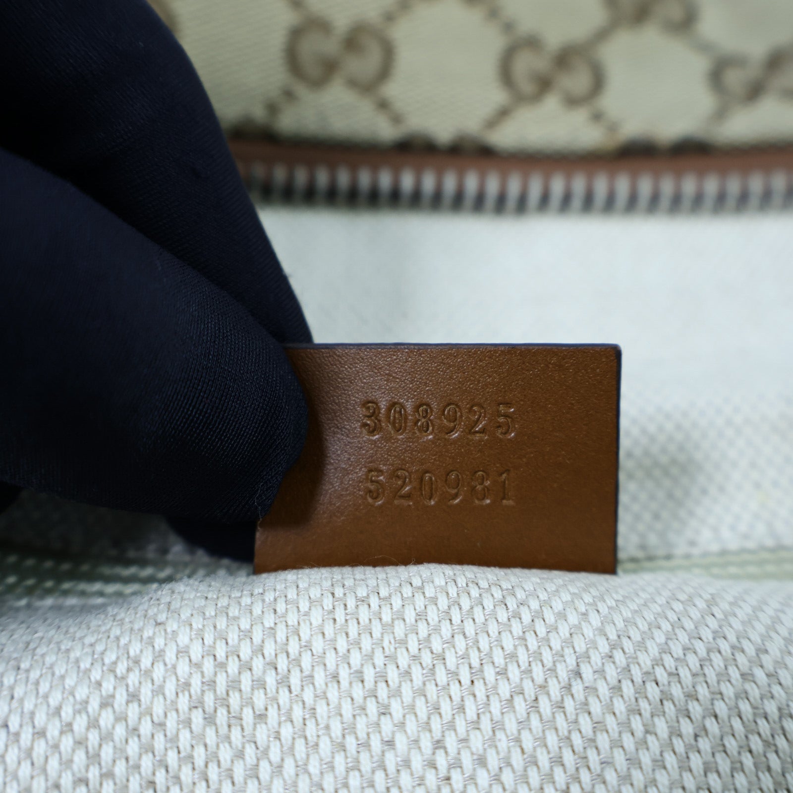 GUCCI 帆布Tote Bag肩背袋