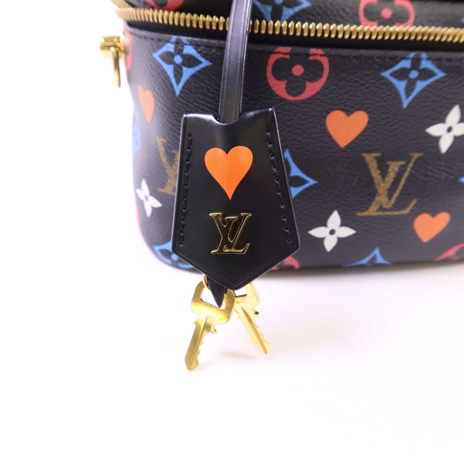 LOUIS VUITTON Monogram Game On Vanity PM金扣手挽肩背兩用袋