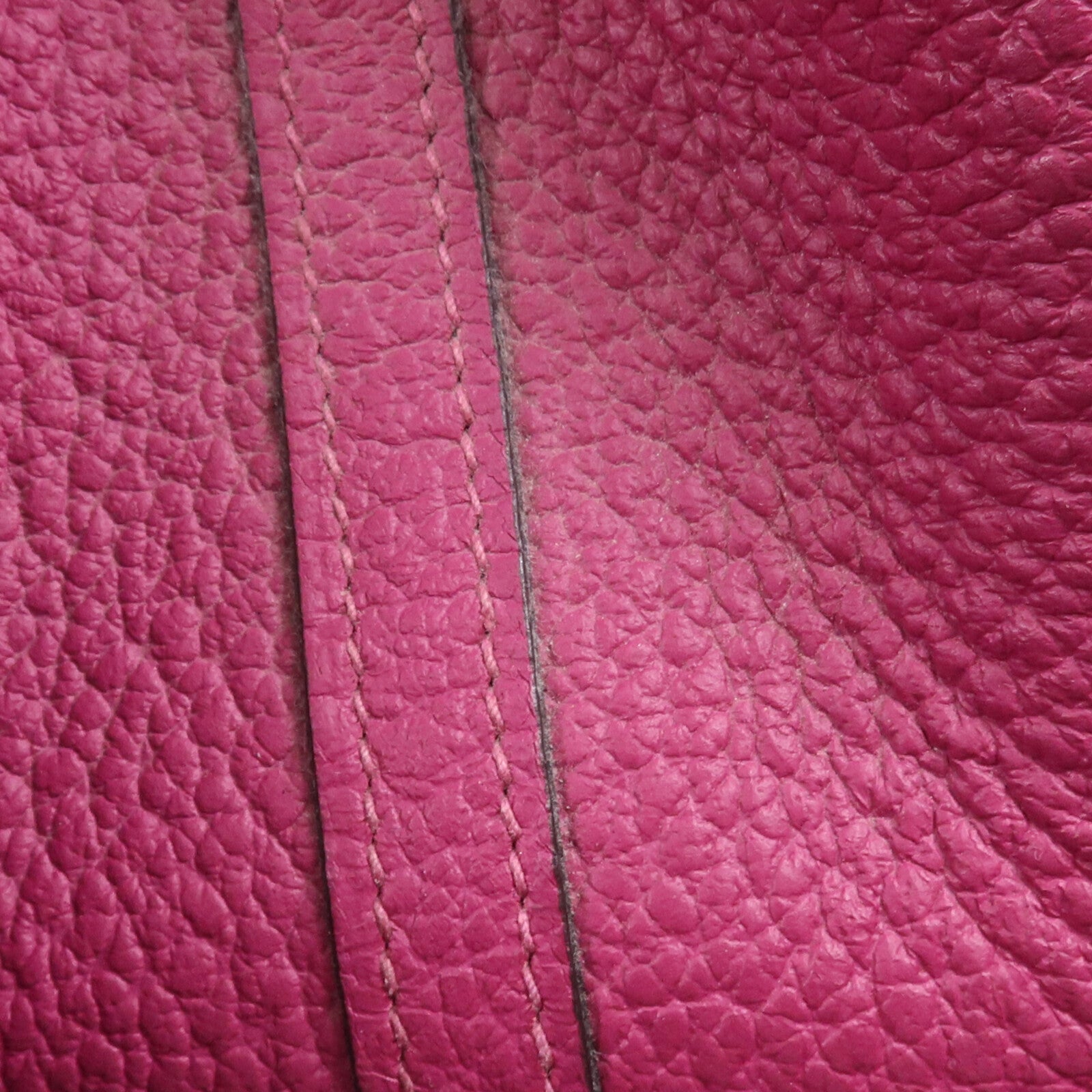 HERMES Negonda皮革Garden Party TPM銀扣手挽袋Magnolia