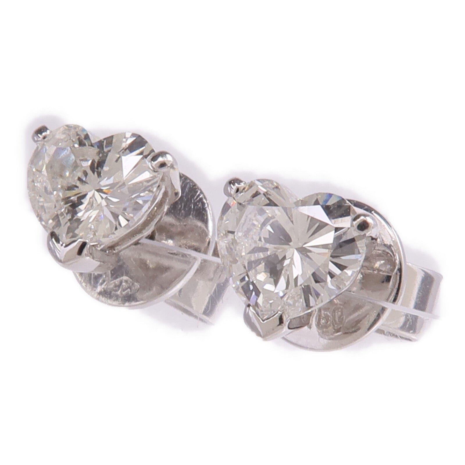 JEWELRY 18K白金Diamond Earrings鑽石耳環