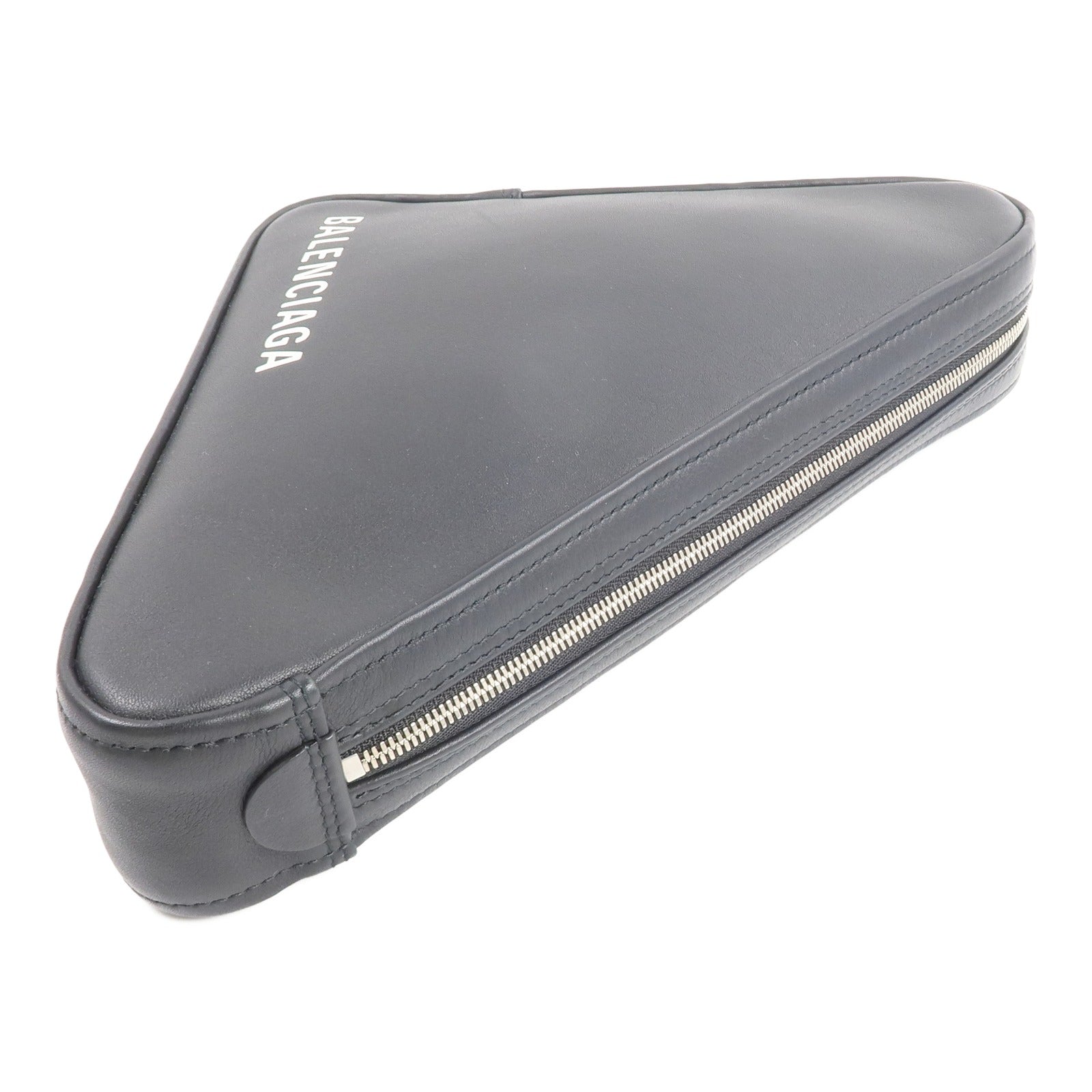 BALENCIAGA 牛皮皮革Triangle Clutch手拿包