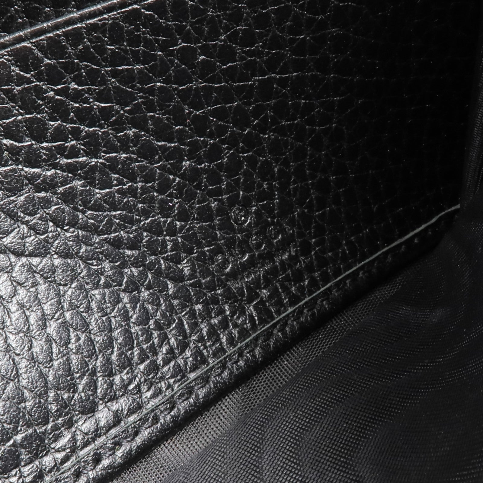 GUCCI 塗層帆布/皮革Long Wallet金扣長錢包