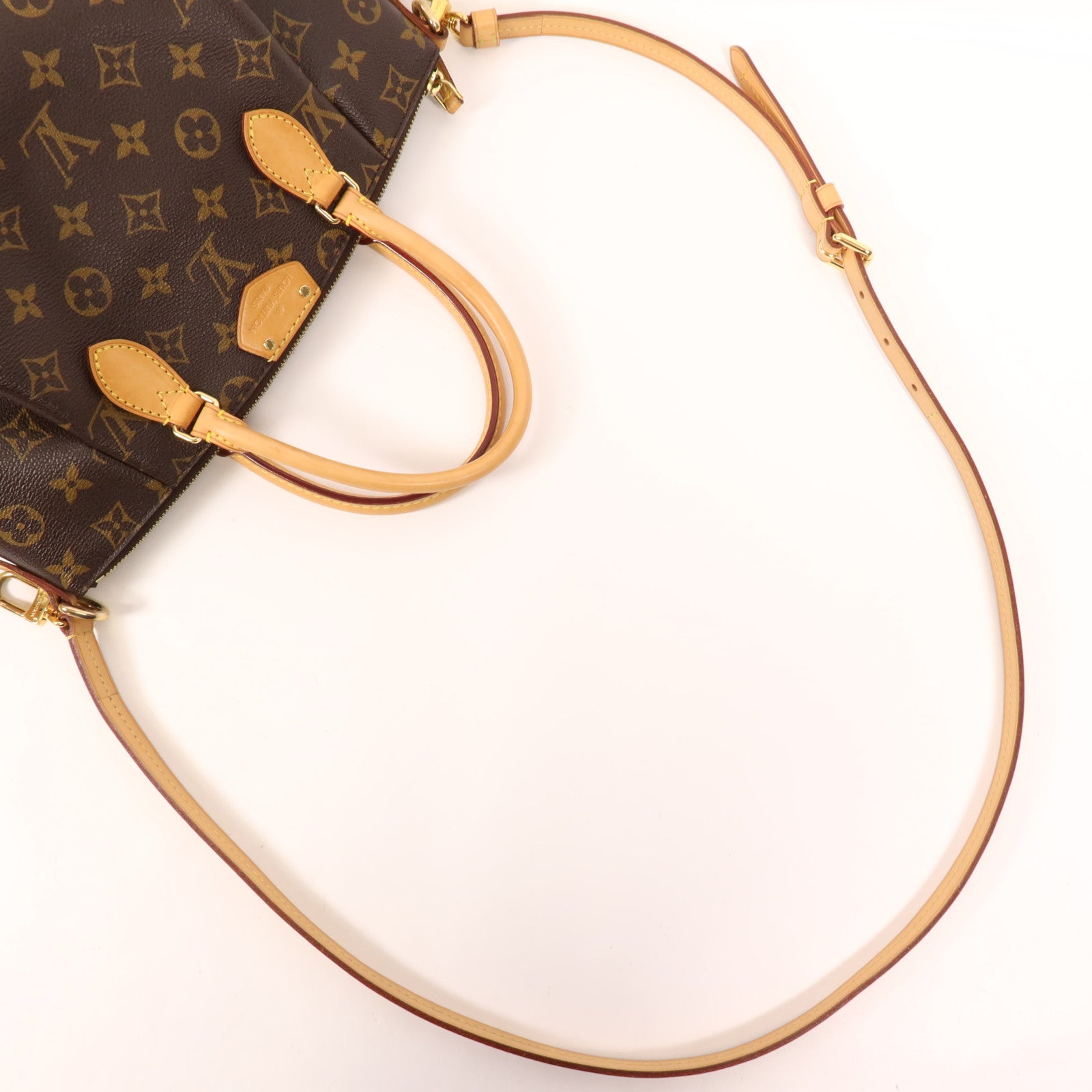 LOUIS VUITTON Monogram Turenne PM金扣手挽肩背兩用袋