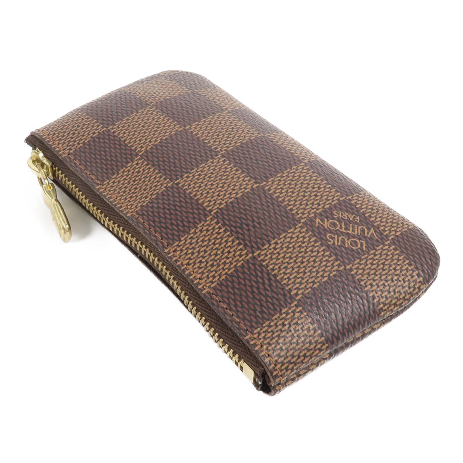 LOUIS VUITTON Damier Key Pouch金扣零錢包